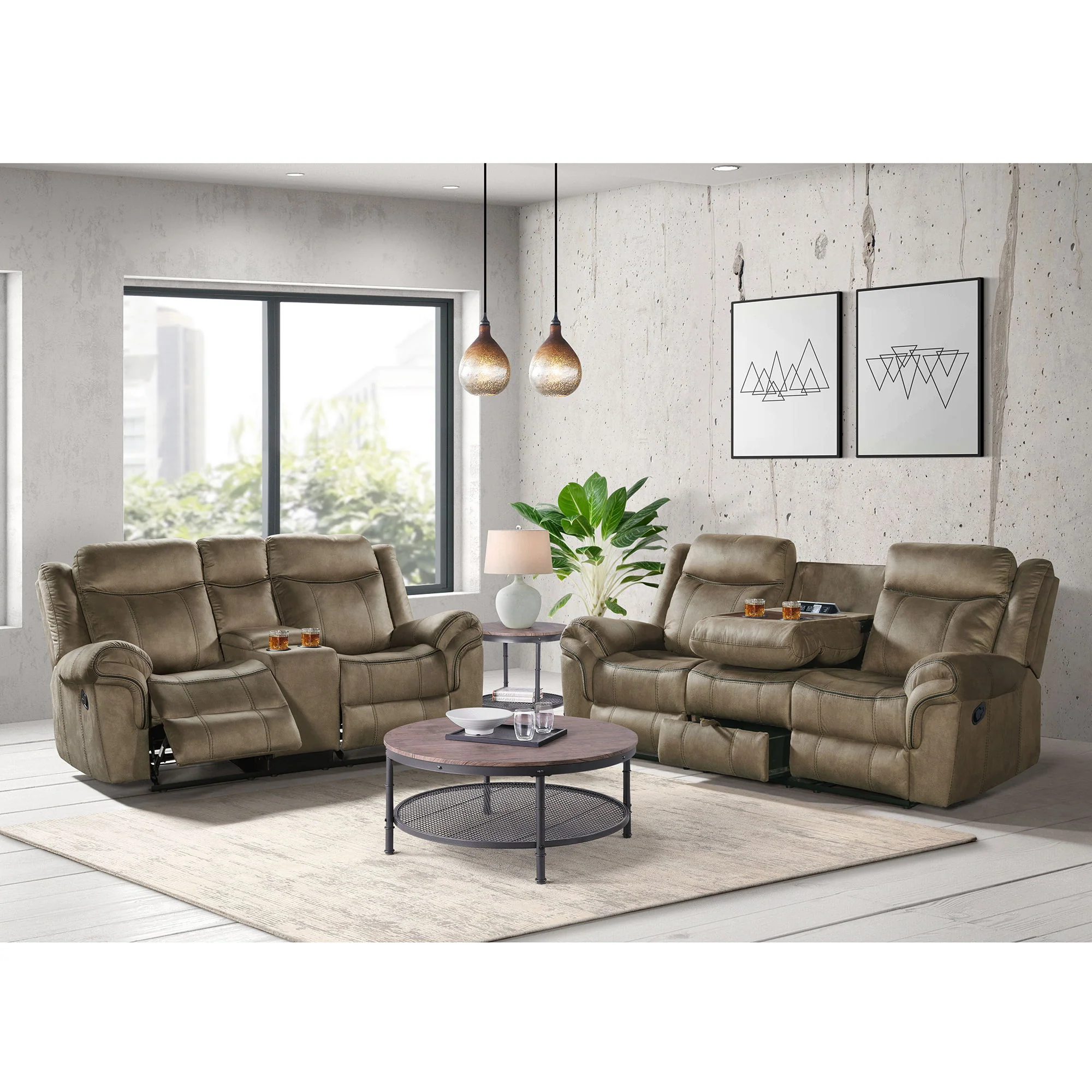 Sorrento - Motion Loveseat With Console - Image 10