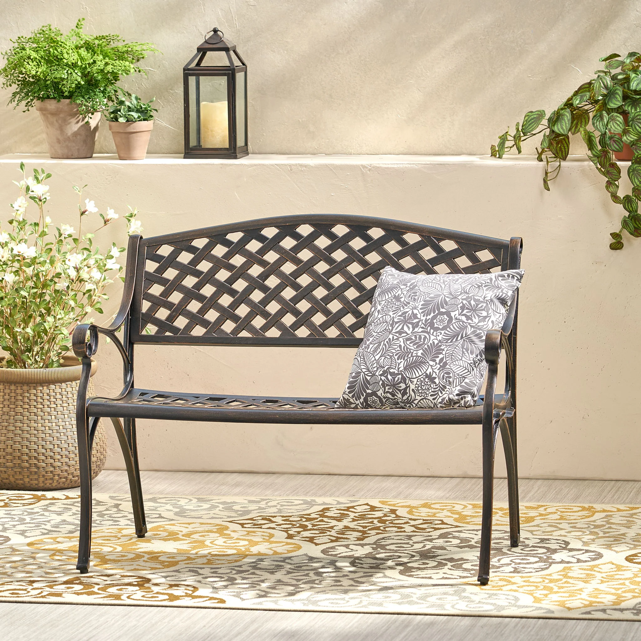 Spencer - Cast Bench - Copper - Image 8