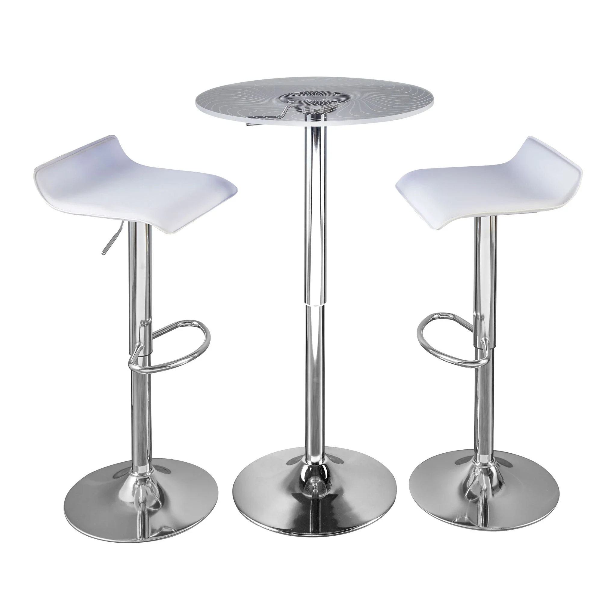 Spyra Ale - 3 Piece Contemporary Adjustable Bar With Up Set - Image 2
