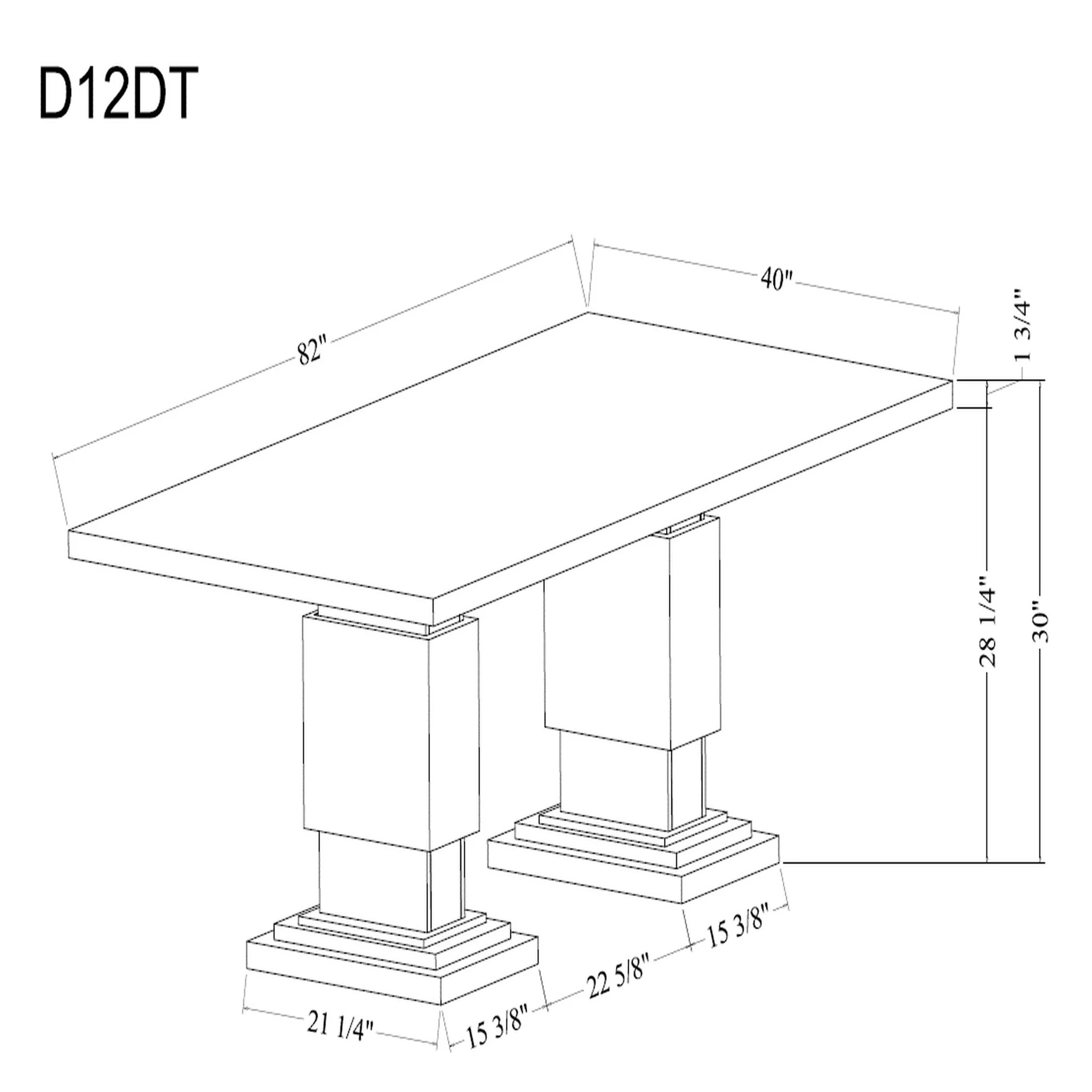 Stacey - Dining Table - Multicolor - Image 3