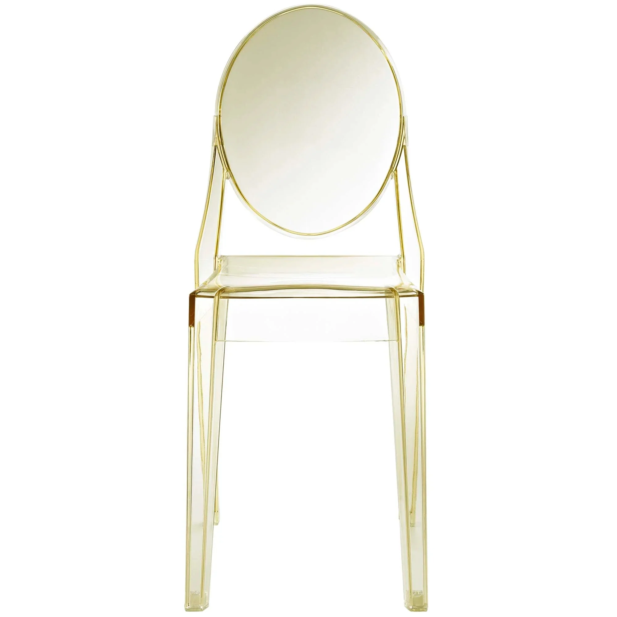 Stackable Acrylic Dining Side Chair Set – Indoor Outdoor (Set of 2) - Image 12