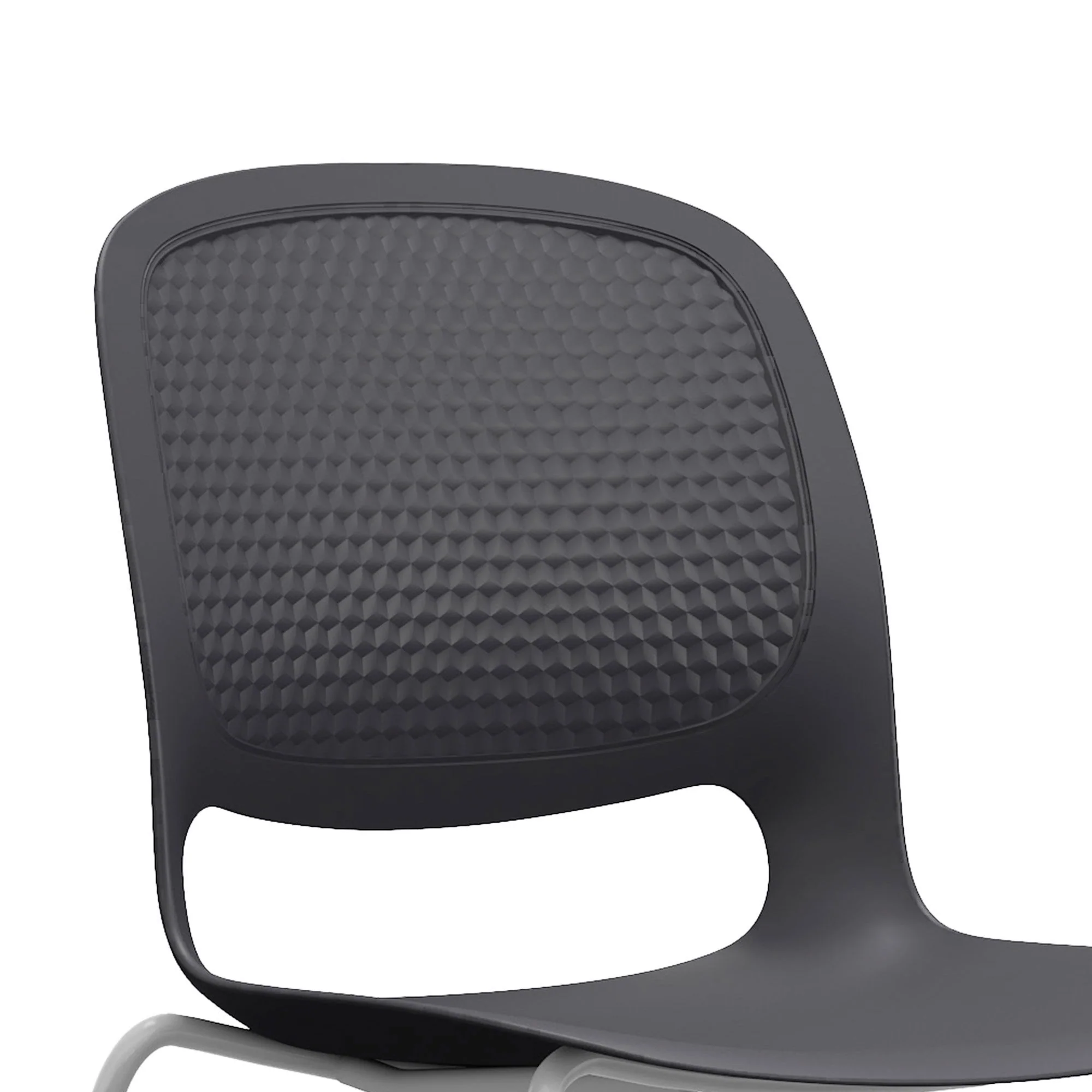 Stacking Chairs (Set of 4) - Black - Image 2