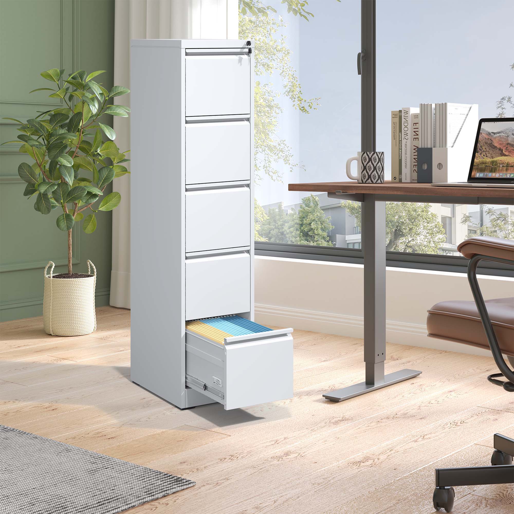 Steel Drawer Vertical File Cabinet With Lock For A4 Legal / Letter Size - Image 22