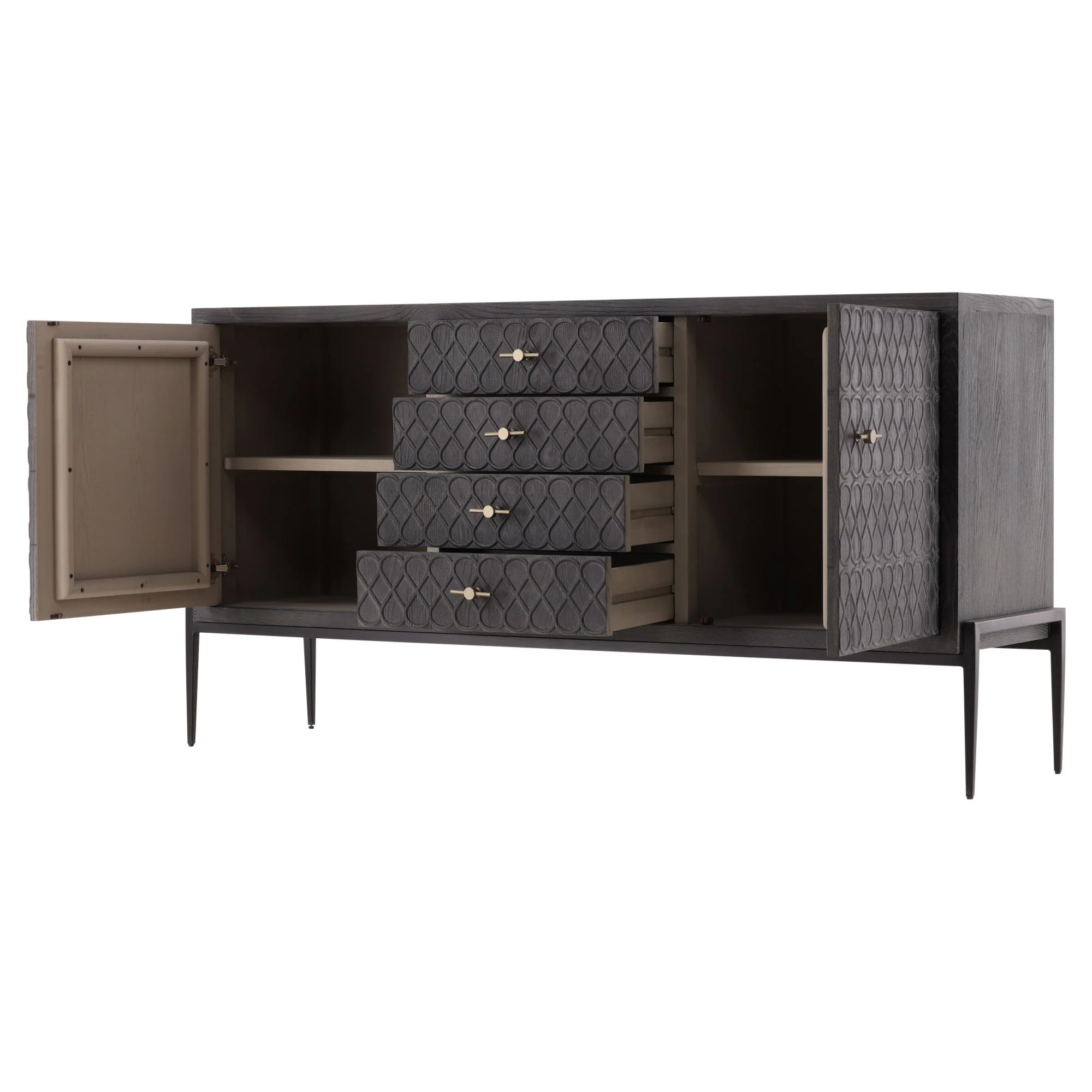 Stevens - Sideboard - Black - Image 7