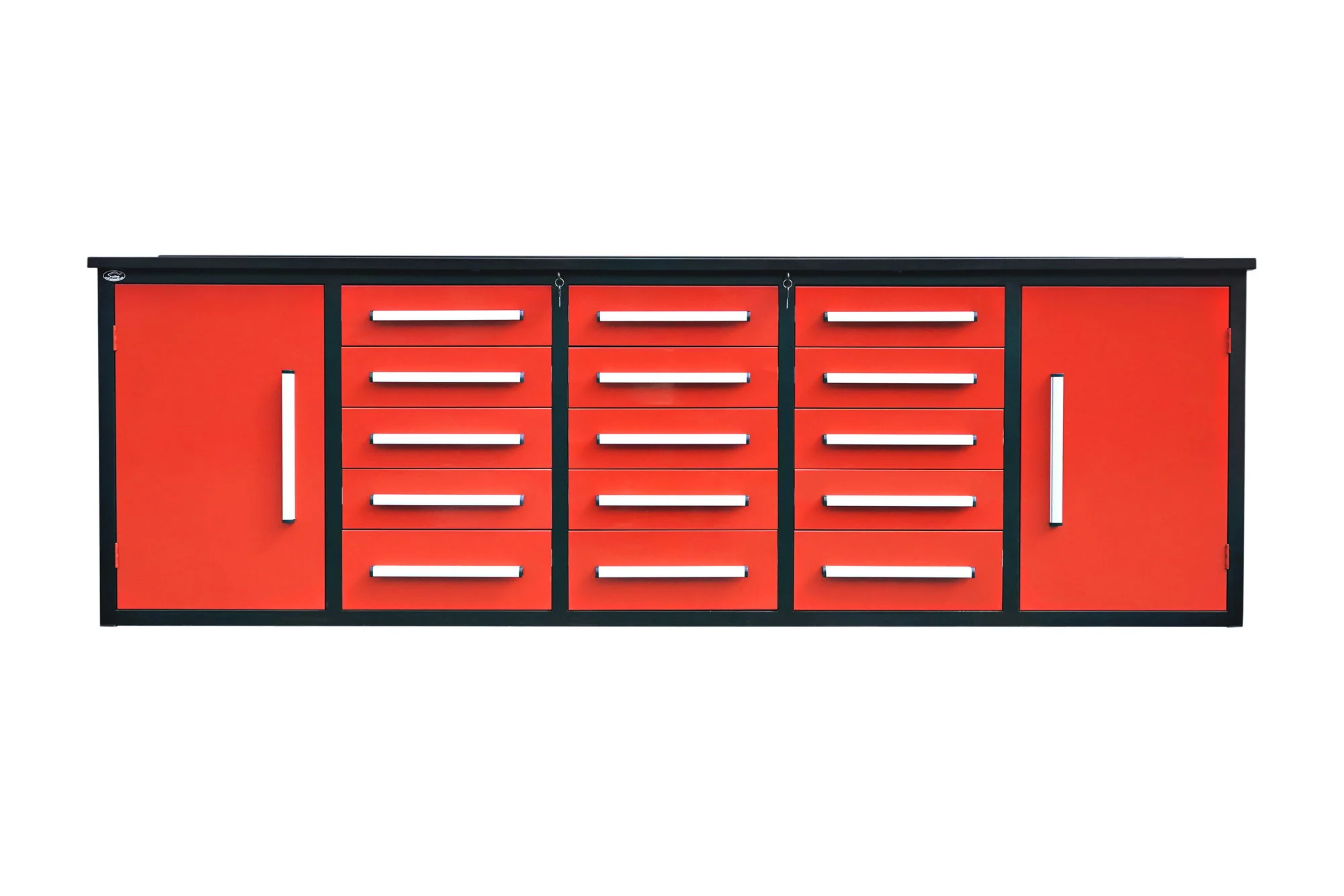 Storage Cabinet With Work Bench (15 Drawers And 2 Cabinets) - Image 11
