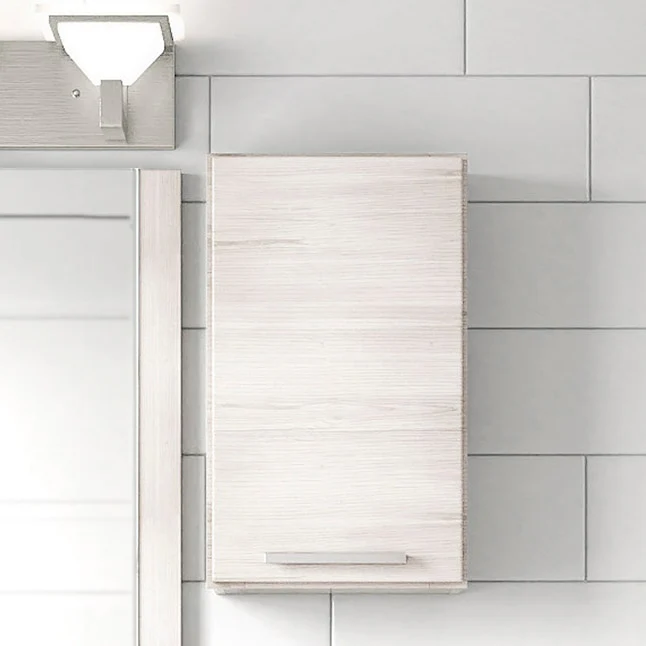Style Selections Acadia White Bathroom Wall Cabinet - Image 9