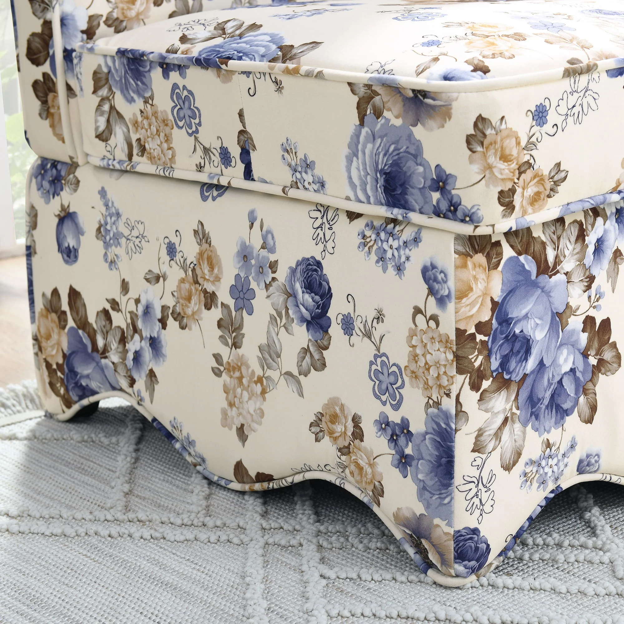 Stylish Flannel Dining Chair With Soft Cushion And Backrest - Image 25