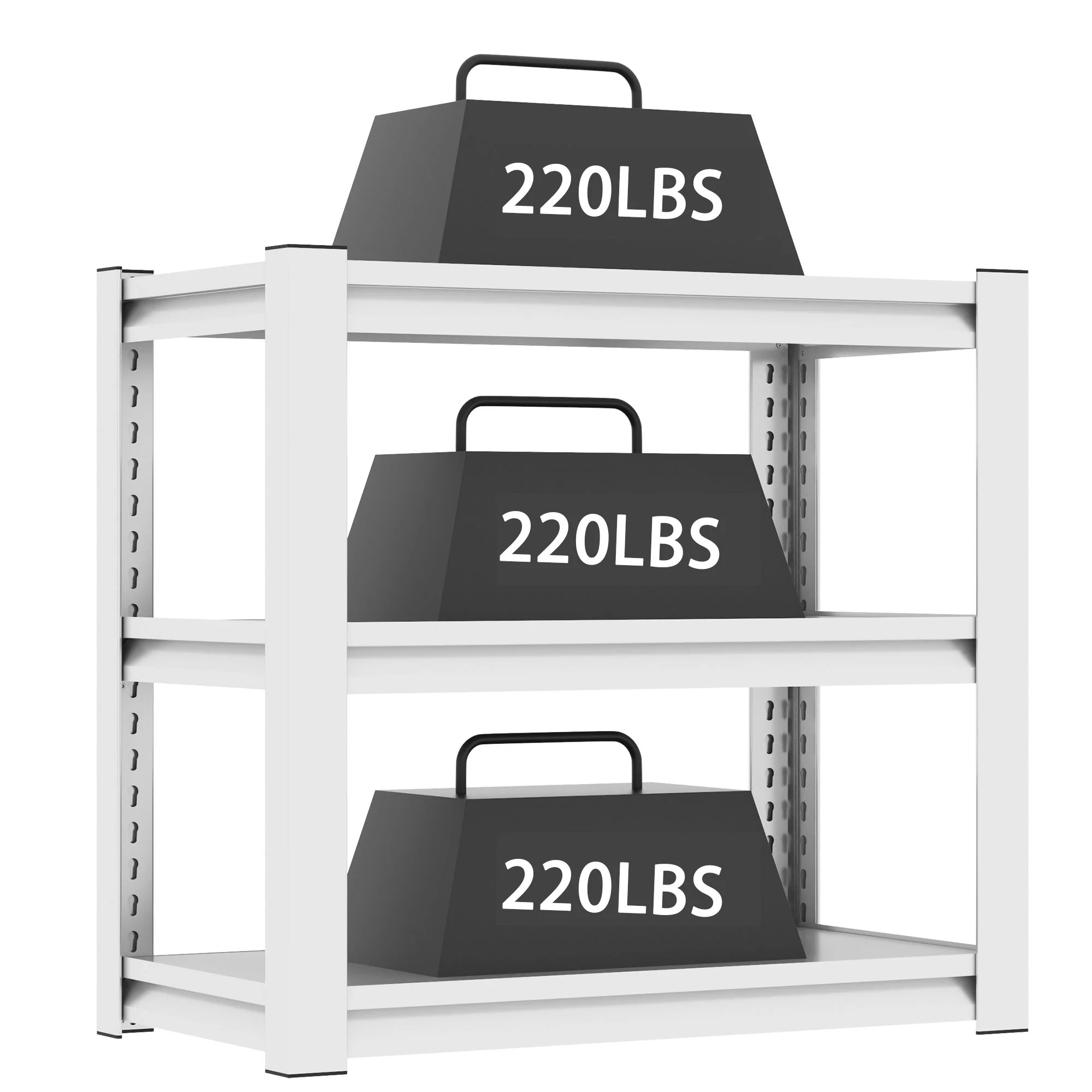 Stylish Metal rium Stand For 20 - 30 Gallon Tanks, 3 Tier Adjustable Shelf - Image 10