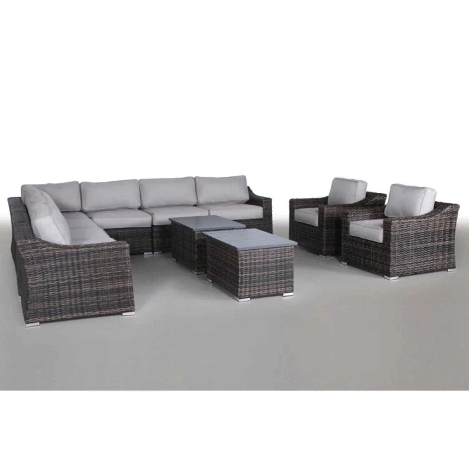Stylish Sofa Seating Group With Cushions Perfect For Outdoor Gatherings - Image 106