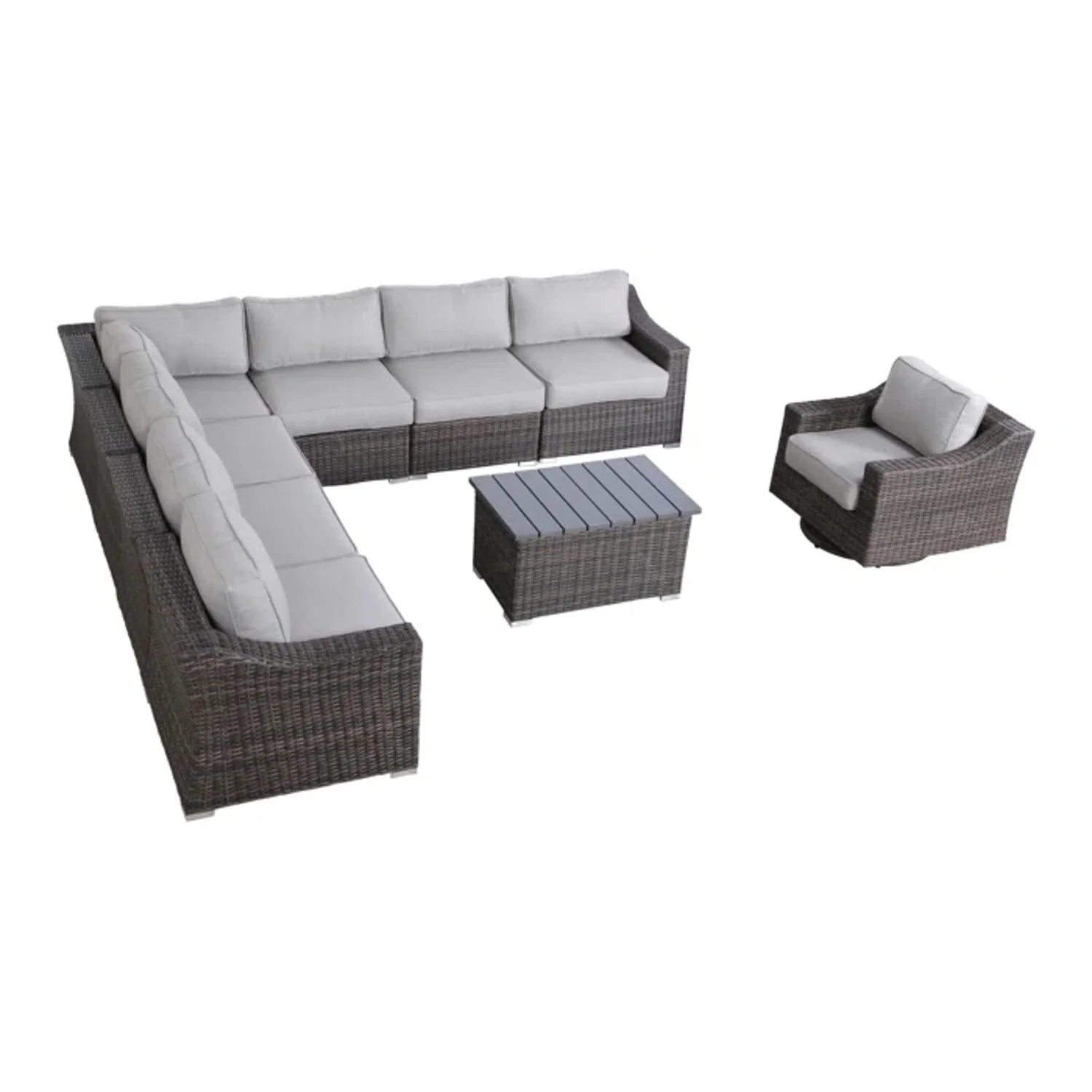 Stylish Sofa Seating Group With Cushions Perfect For Outdoor Gatherings - Image 137