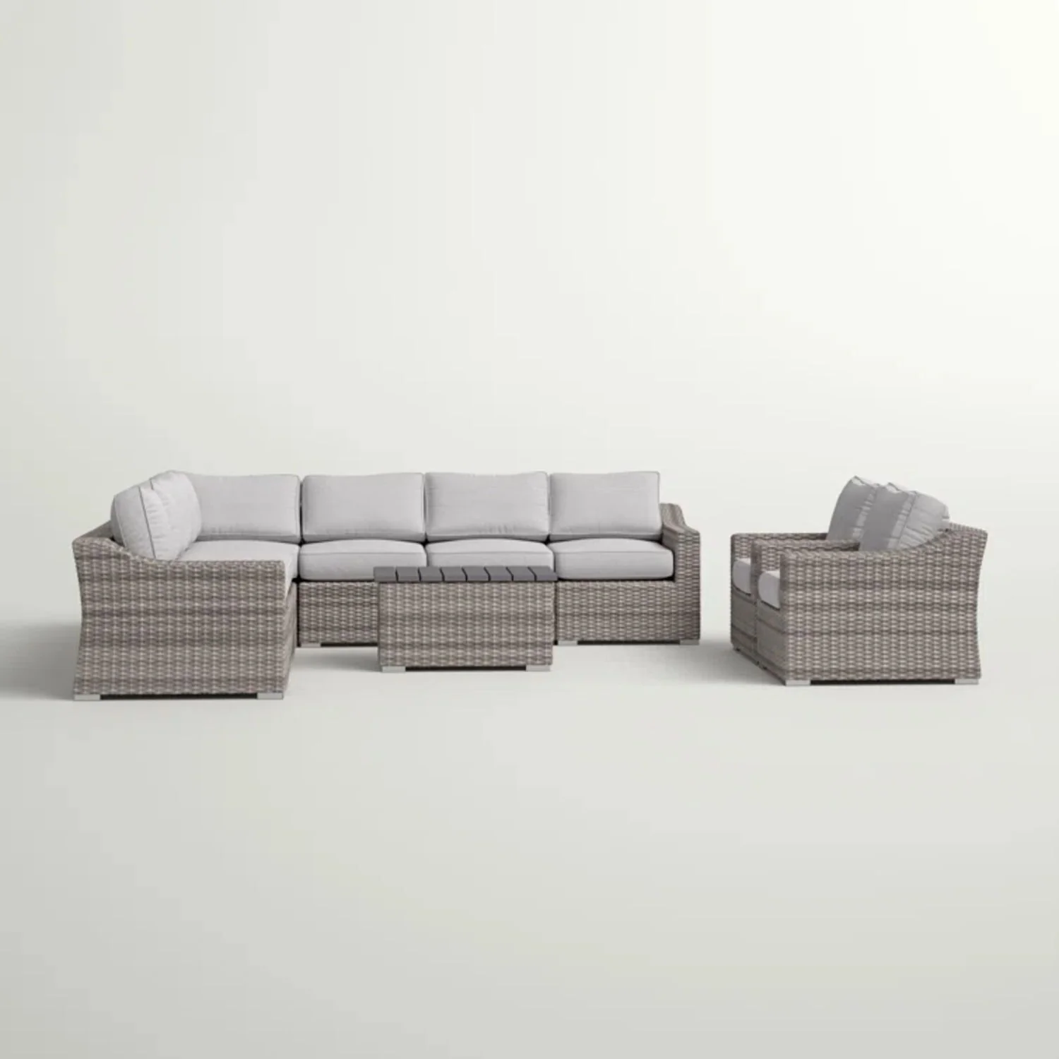Stylish Sofa Seating Group With Cushions Perfect For Outdoor Gatherings - Image 18