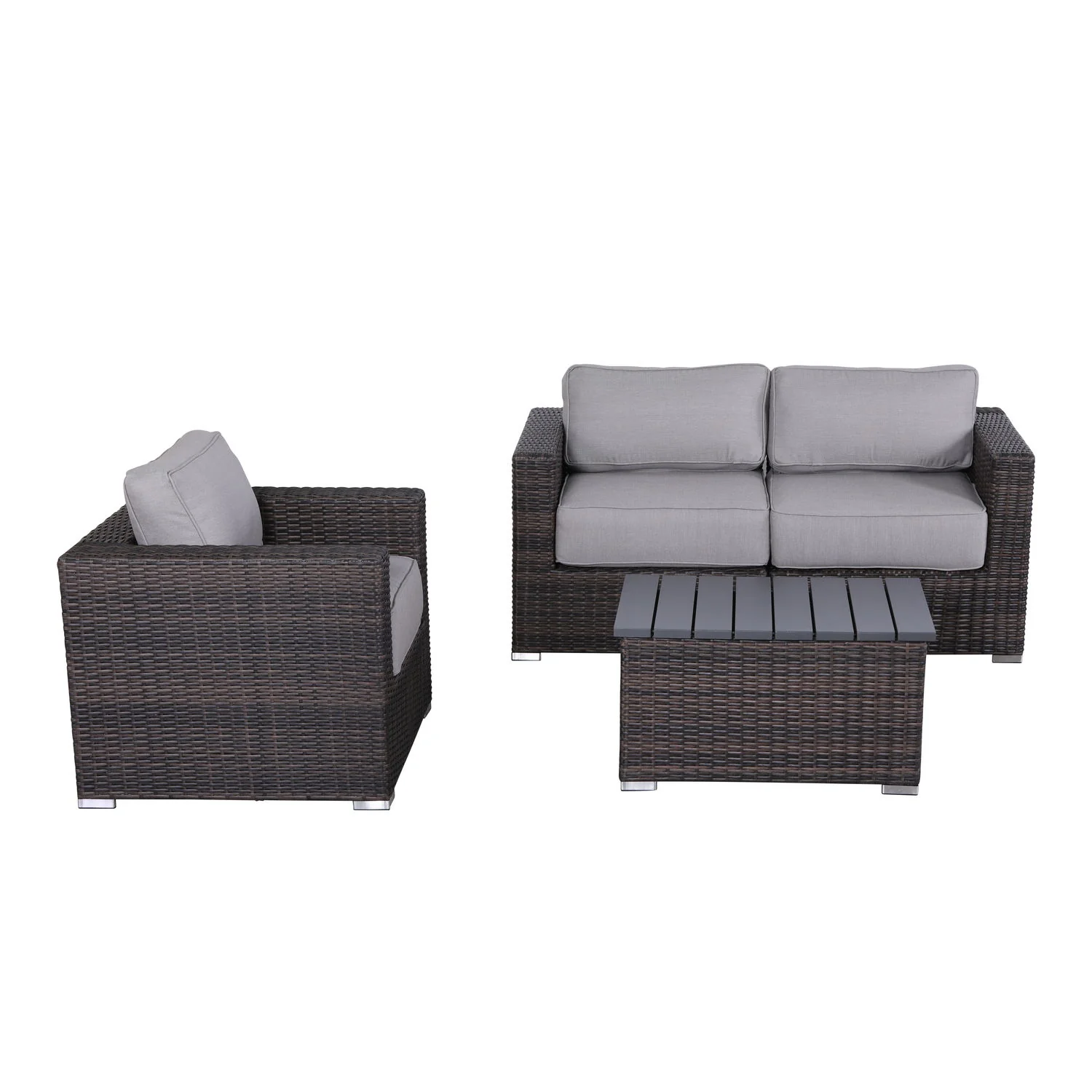 Stylish Sofa Seating Group With Cushions Perfect For Outdoor Gatherings - Image 34