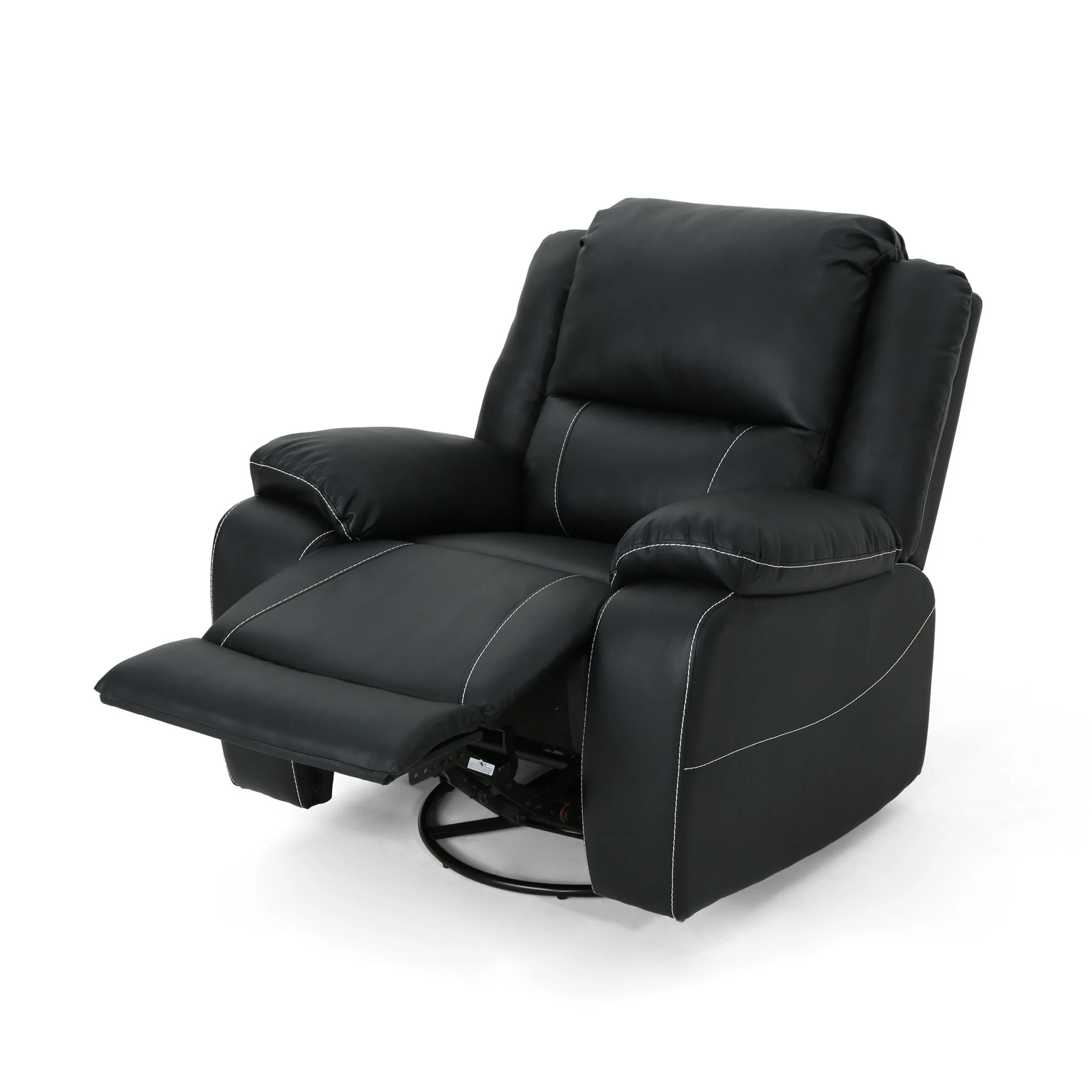Stylish Wide Manual Swivel Standard Recliner - Image 8