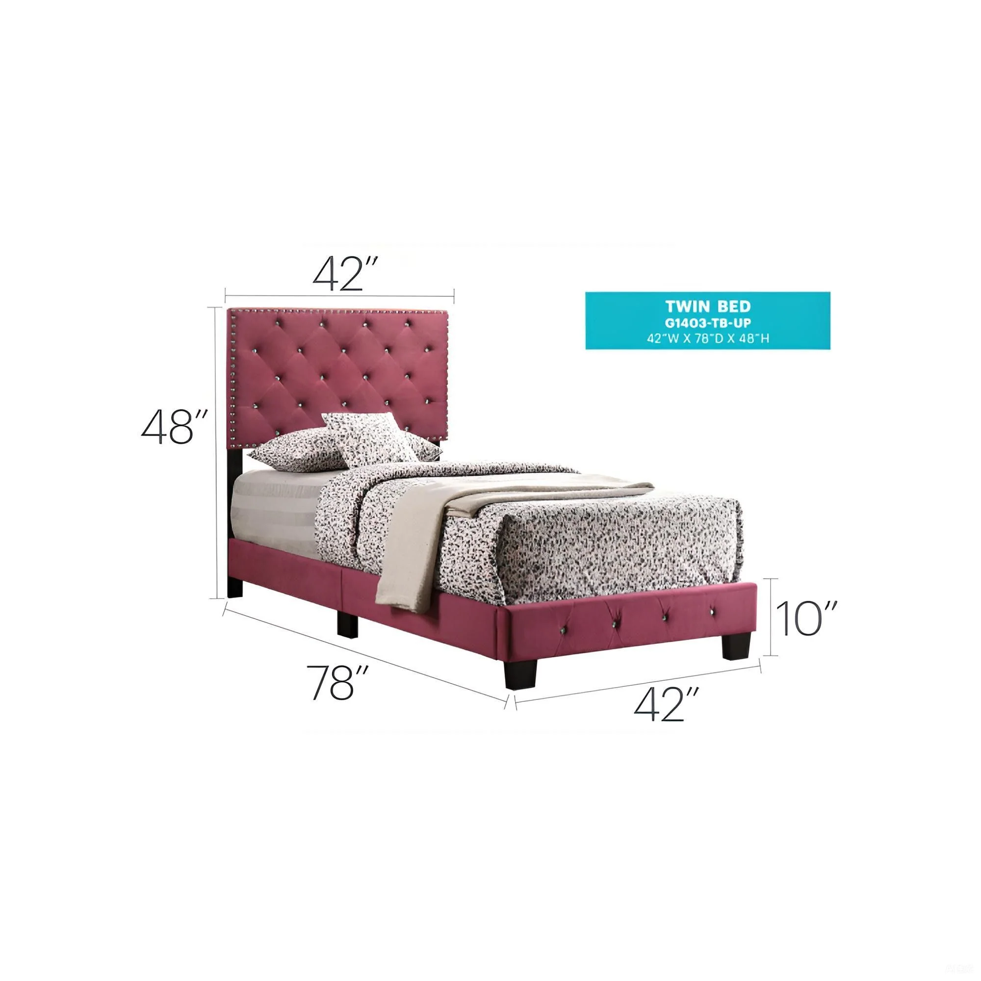 Luxurious Upholstered Bed - Image 80