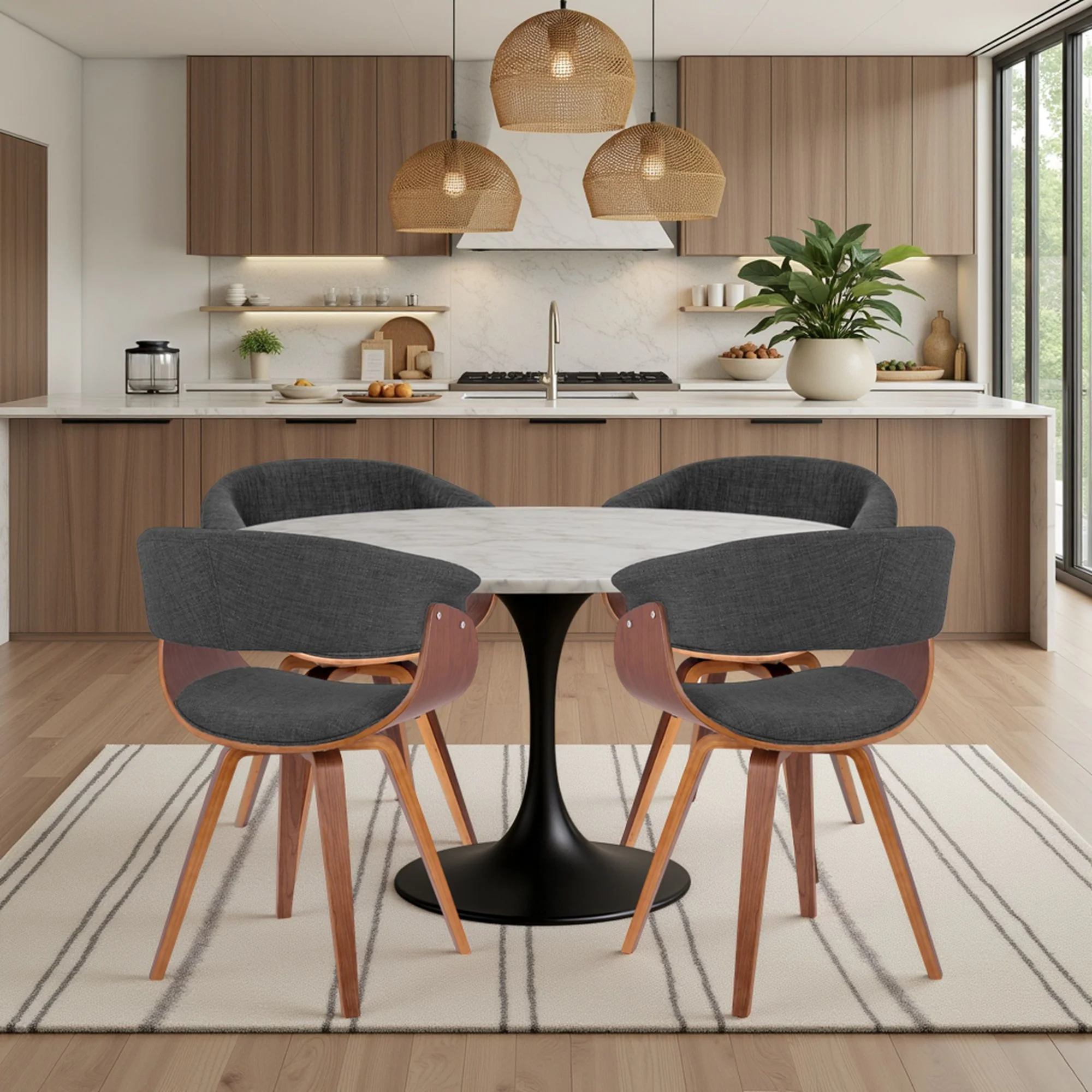 Summer - Modern Chair - Walnut Wood - Image 29