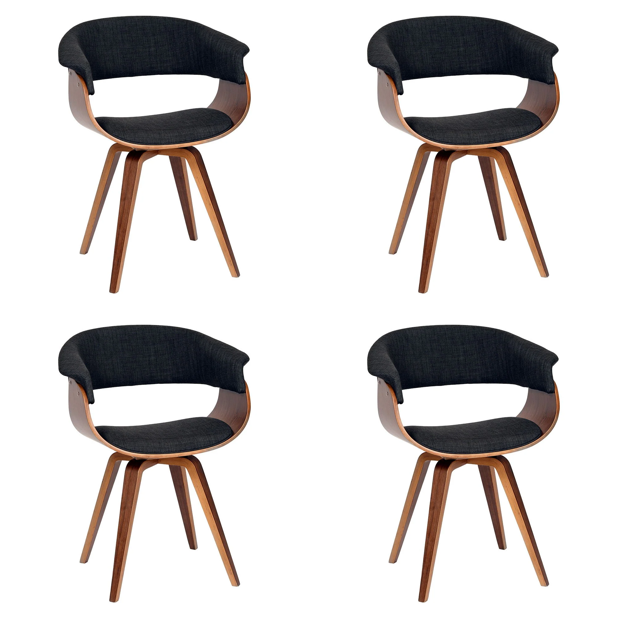 Summer - Modern Chair - Walnut Wood - Image 3