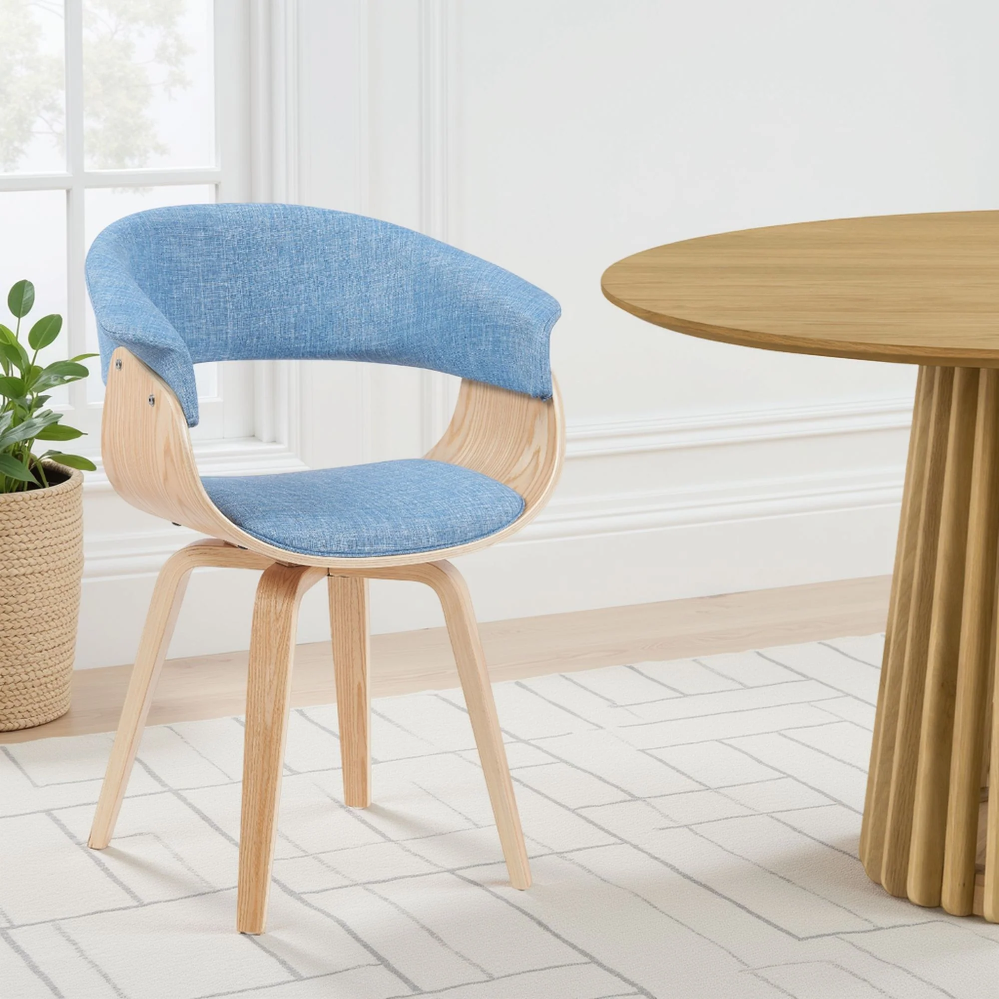 Summer - Upholstered Dining Chair - Brown - Image 24