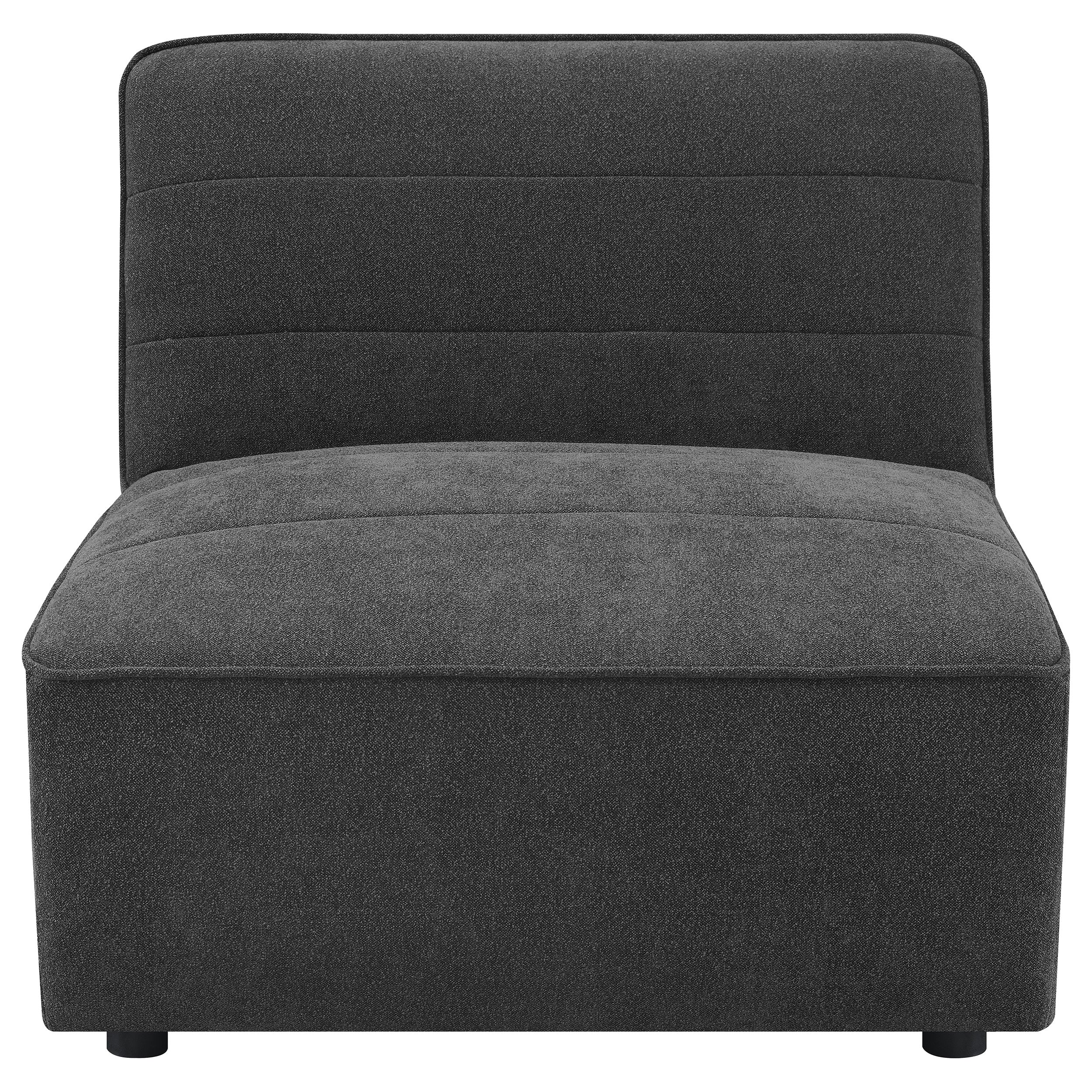 Sunny 6-Piece Modular Sectional Sofa, Dark Charcoal - Image 10