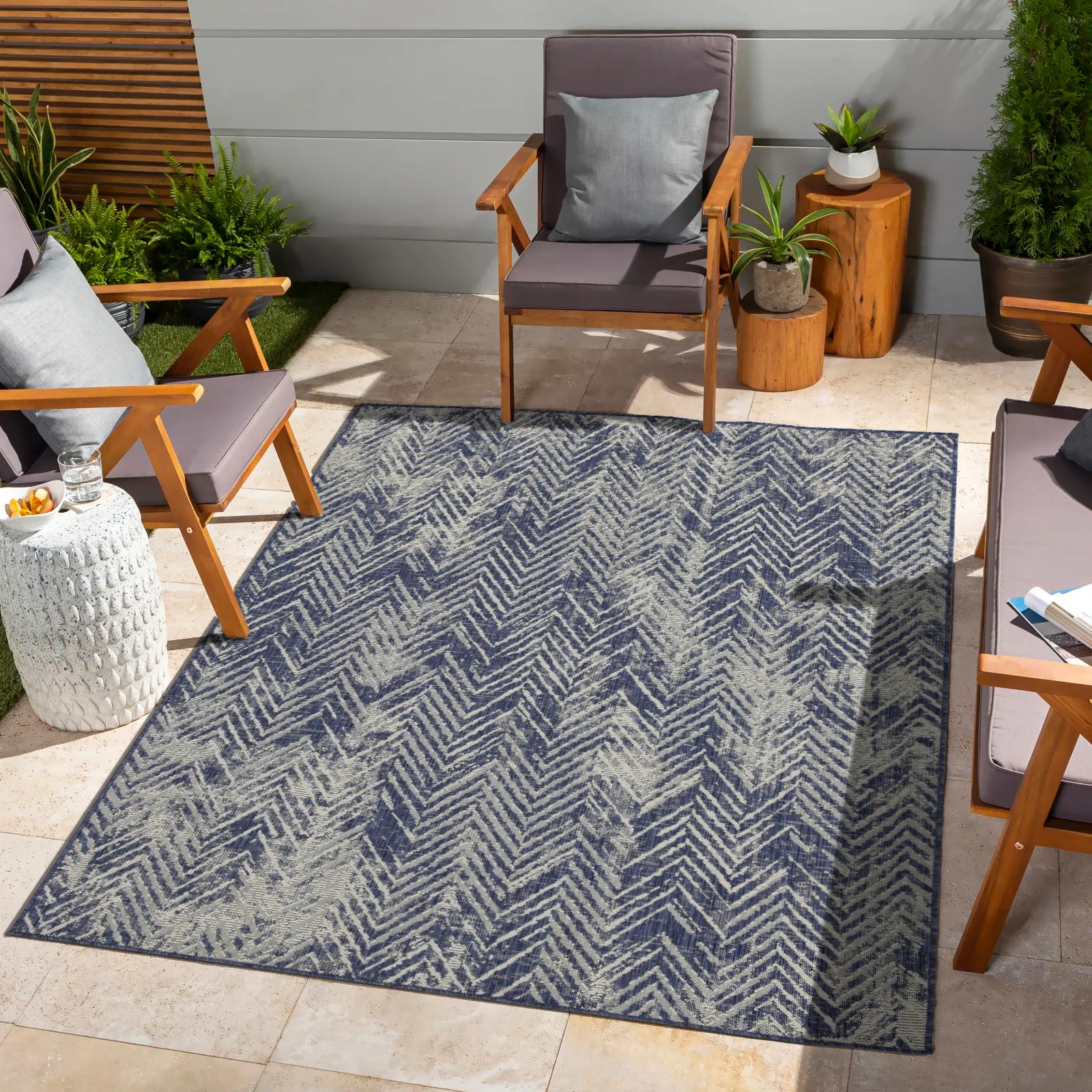 Sunshine - 2'7" X 7'3" Indoor / Outdoor, Area Rug Polypropylene - Image 5