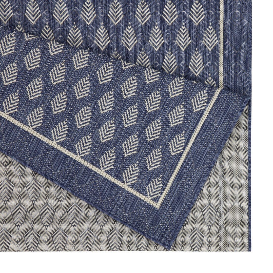 Sunshine - 5'3" X 7'3" Indoor & Outdoor Area Rug - Blue - Image 2