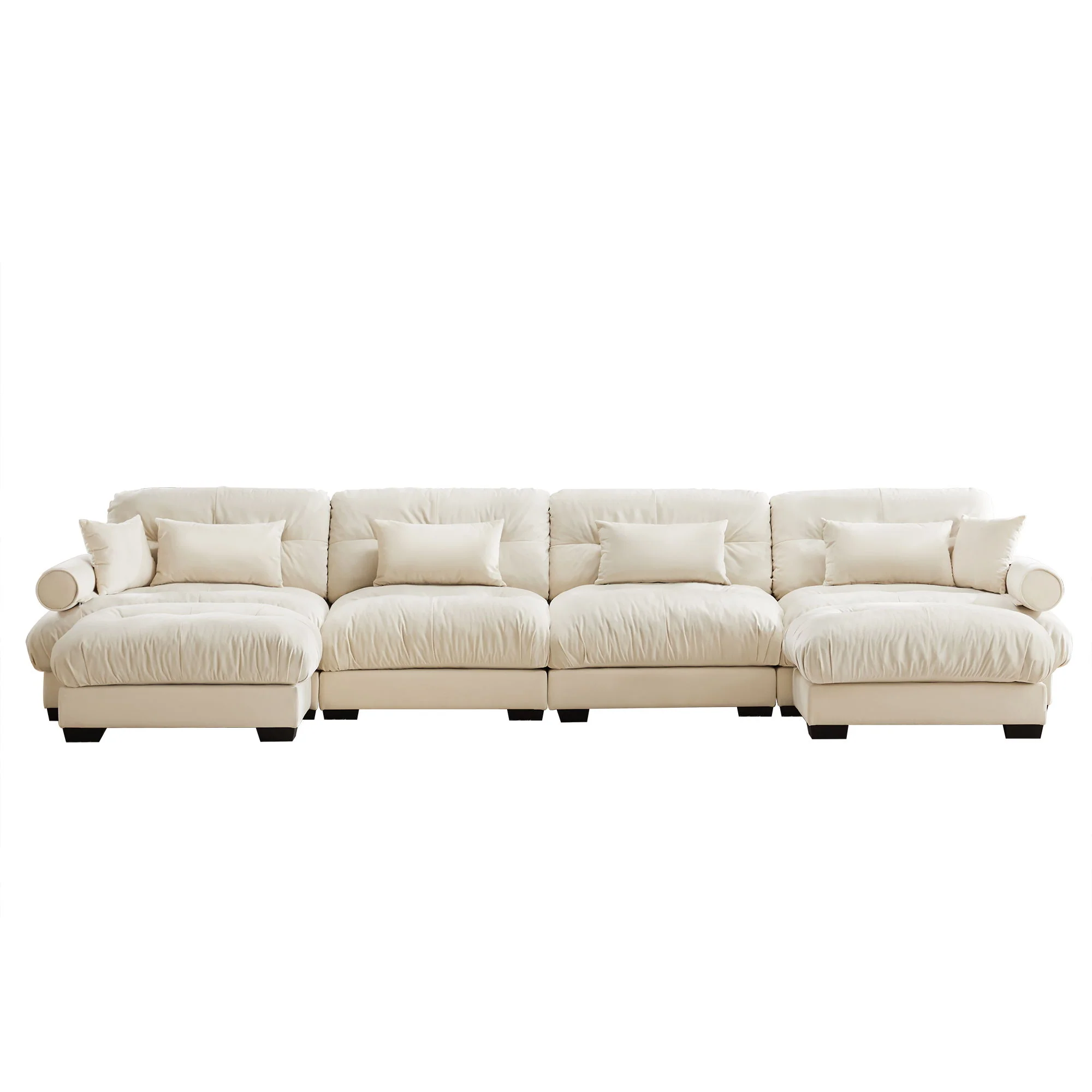 Super Comfort Oversized Modular Sectional Sofa With Movable Ottoman - Image 135