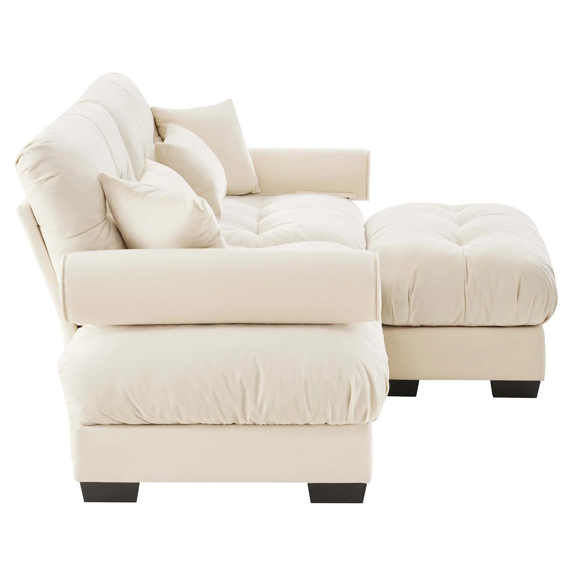 Super Comfort Oversized Modular Sectional Sofa With Movable Ottoman - Image 147