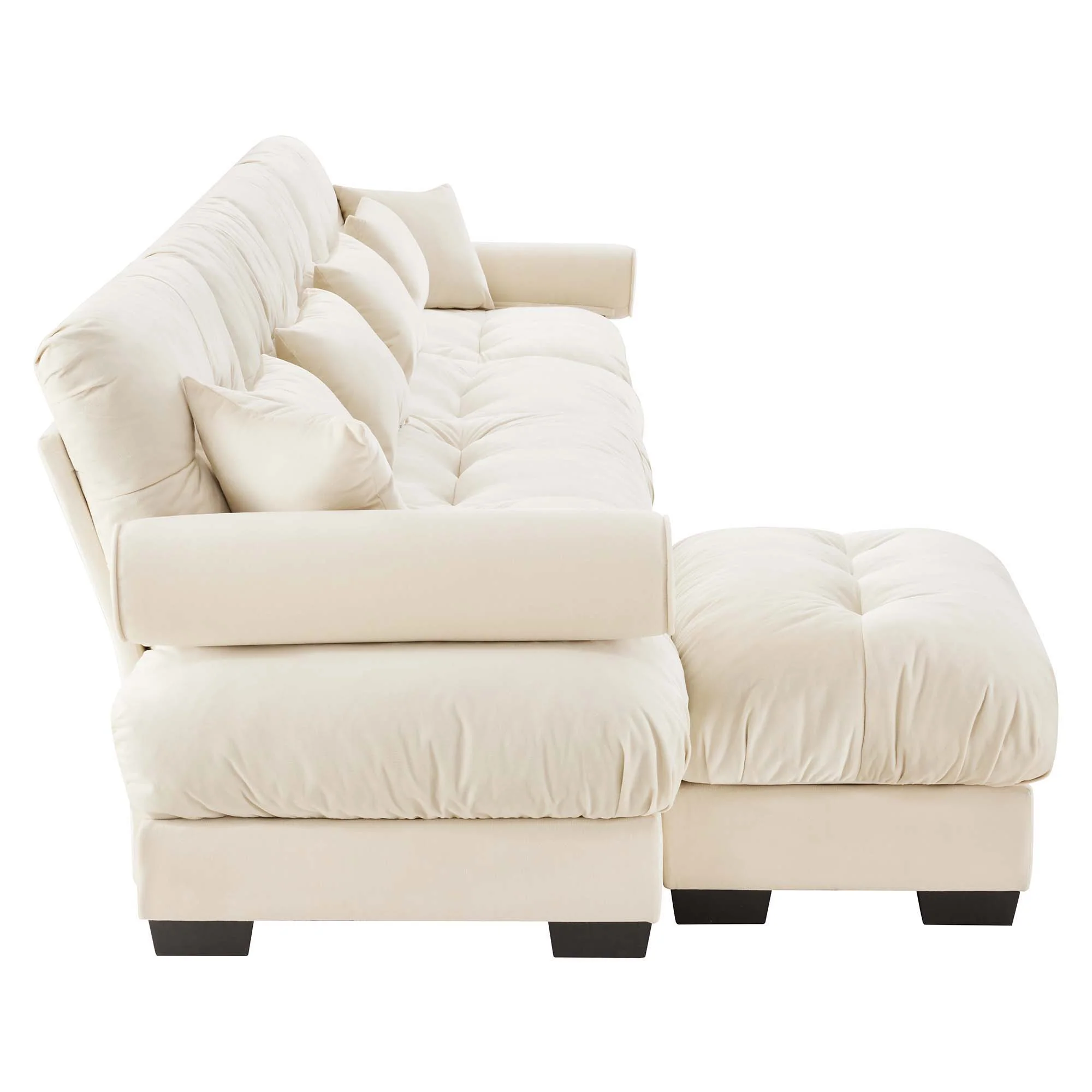 Super Comfort Oversized Modular Sectional Sofa With Movable Ottoman - Image 151