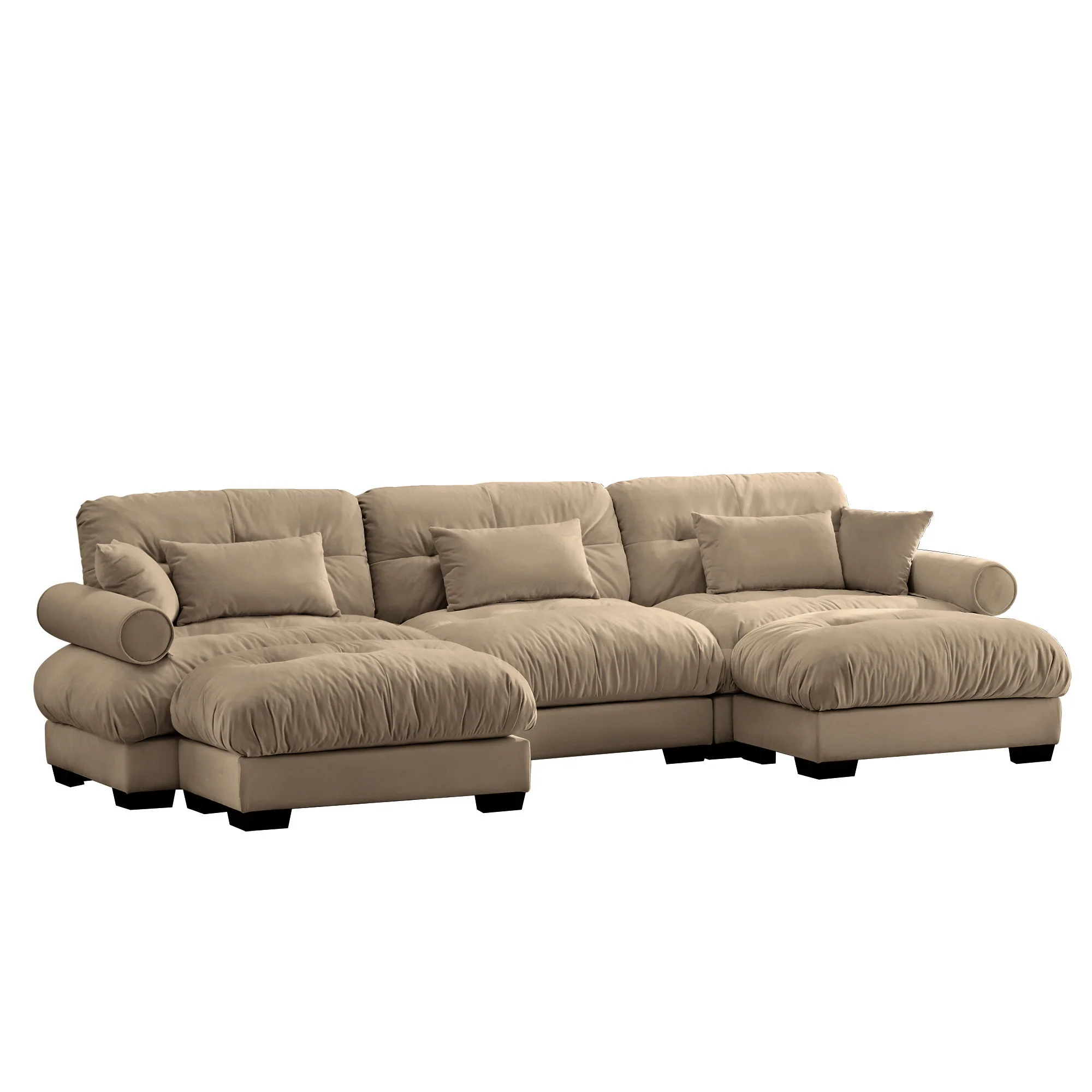 Super Comfort Oversized Modular Sectional Sofa With Movable Ottoman - Image 181