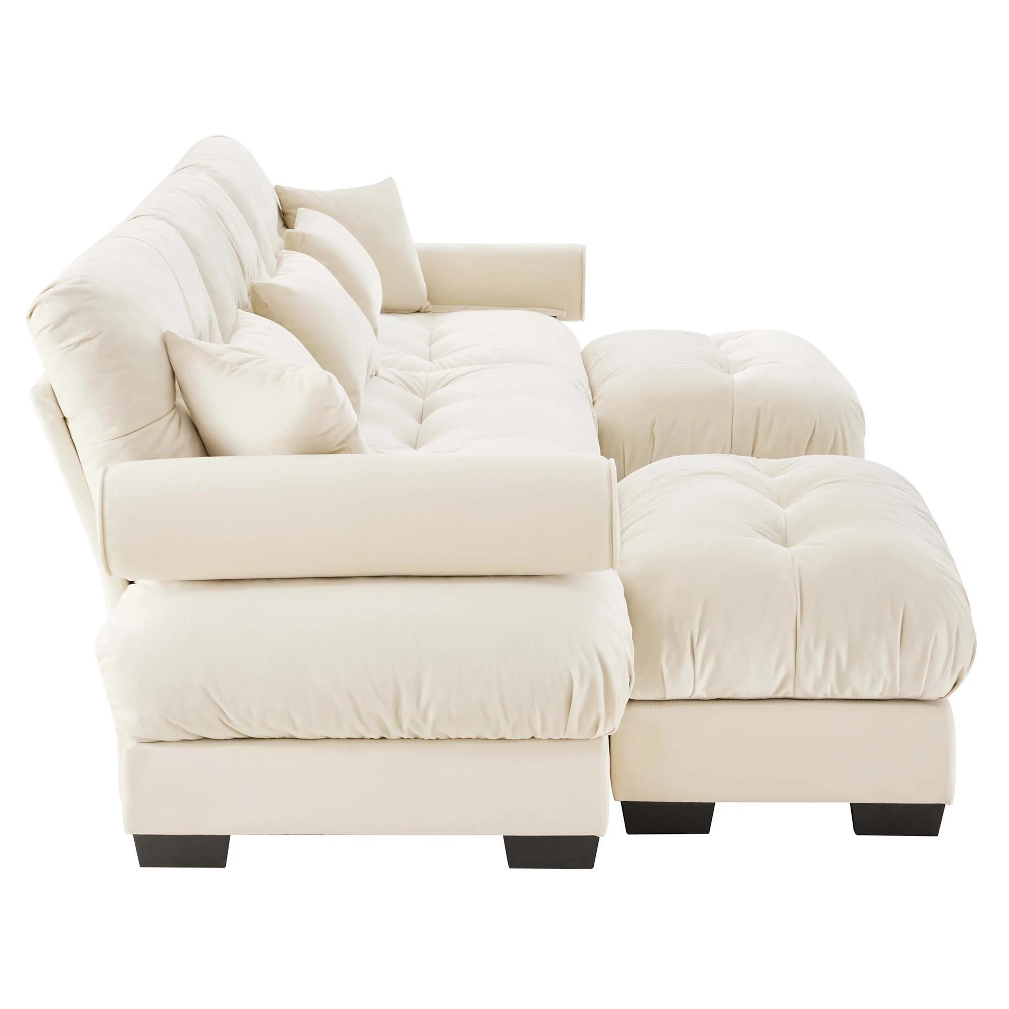Super Comfort Oversized Modular Sectional Sofa With Movable Ottoman - Image 71