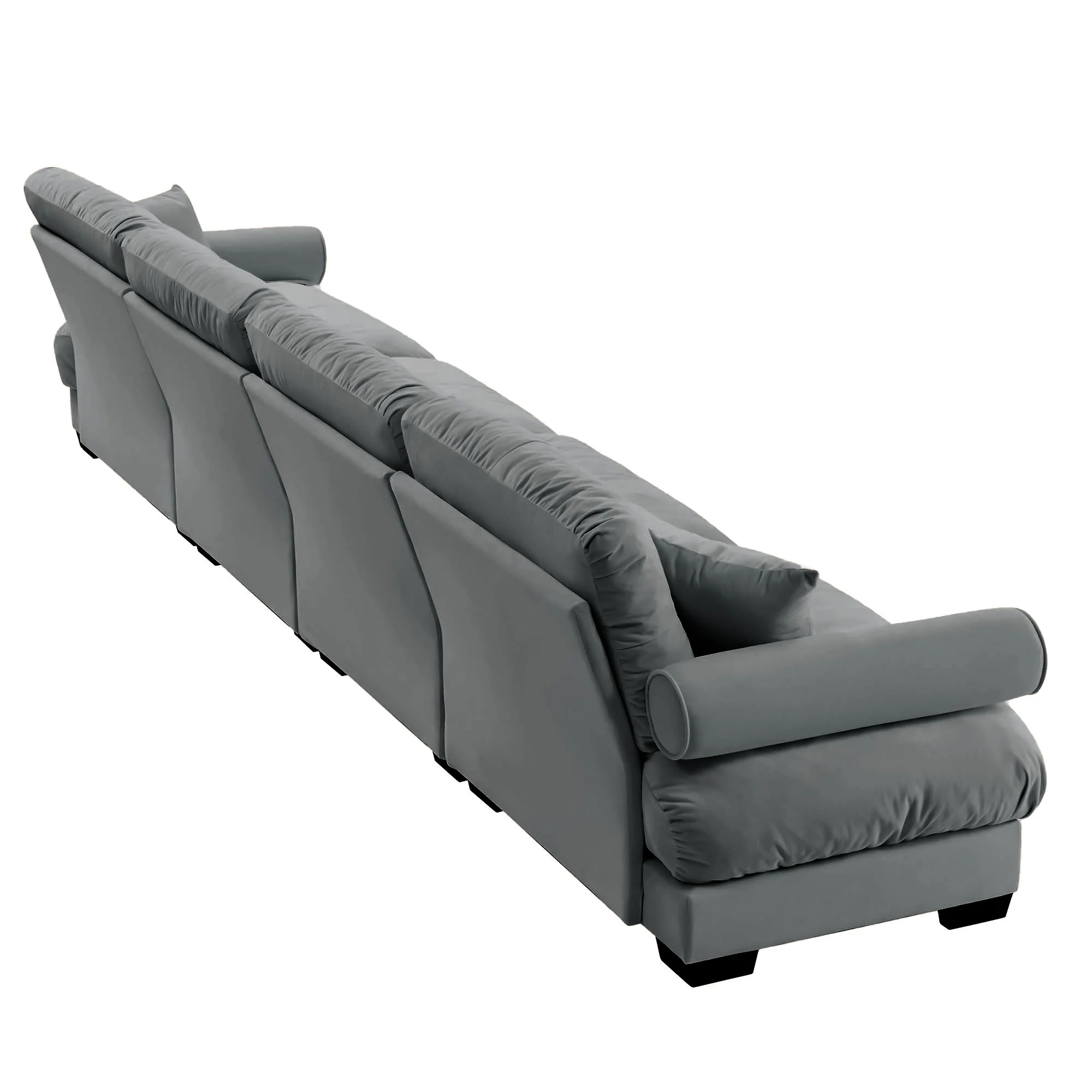 Super Comfort Oversized Modular Sectional Sofa, Deep Seat Convertible L Shaped Couch - Image 5