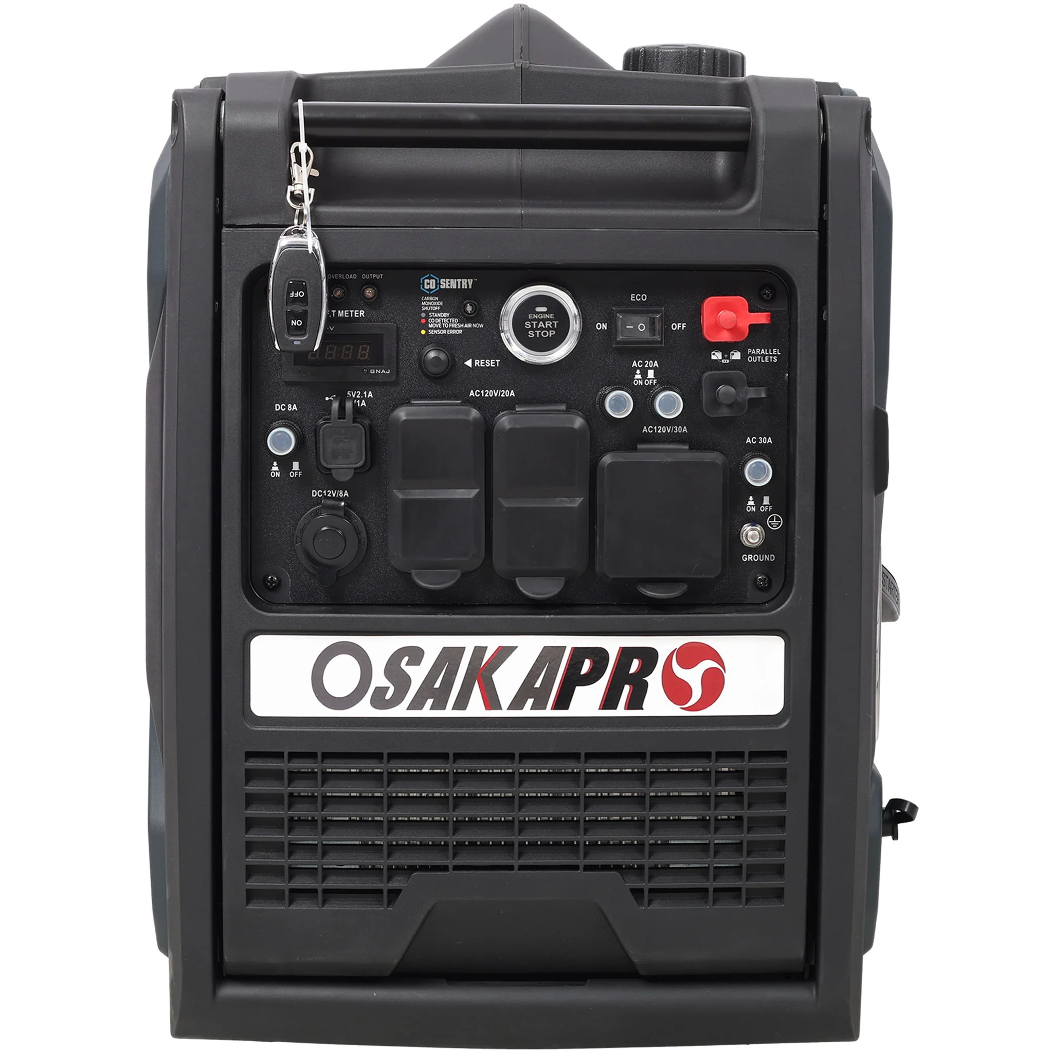 Super Quiet Inverter Generator 5.5Kw Portable Dual Fuel Electric & Remote Start Aluminium - Image 8
