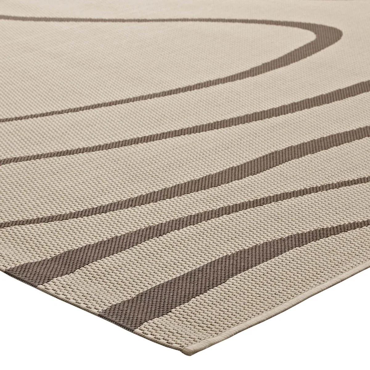 Swirl Abstract Indoor and Outdoor Area Rug - Modern Pattern Durable Accent Floor Covering - Image 3