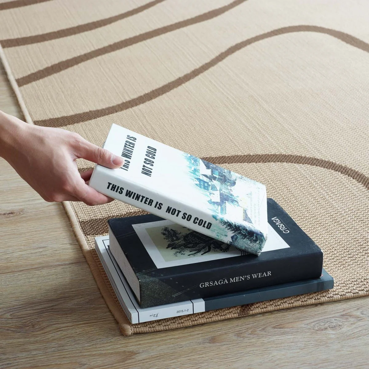 Swirl Abstract Indoor and Outdoor Area Rug - Modern Pattern Durable Accent Floor Covering - Image 5