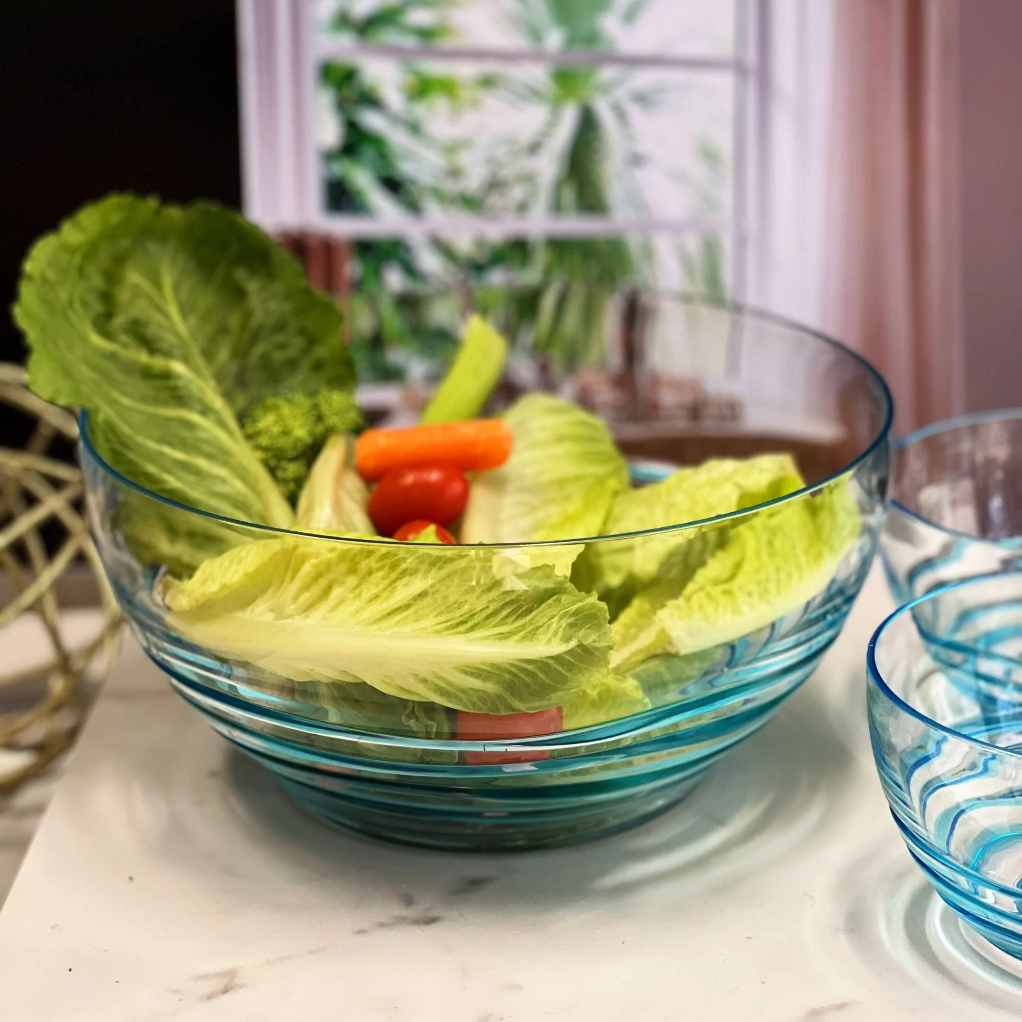 Swirl Acrylic Serving Bowls, Unbreakable - Image 12