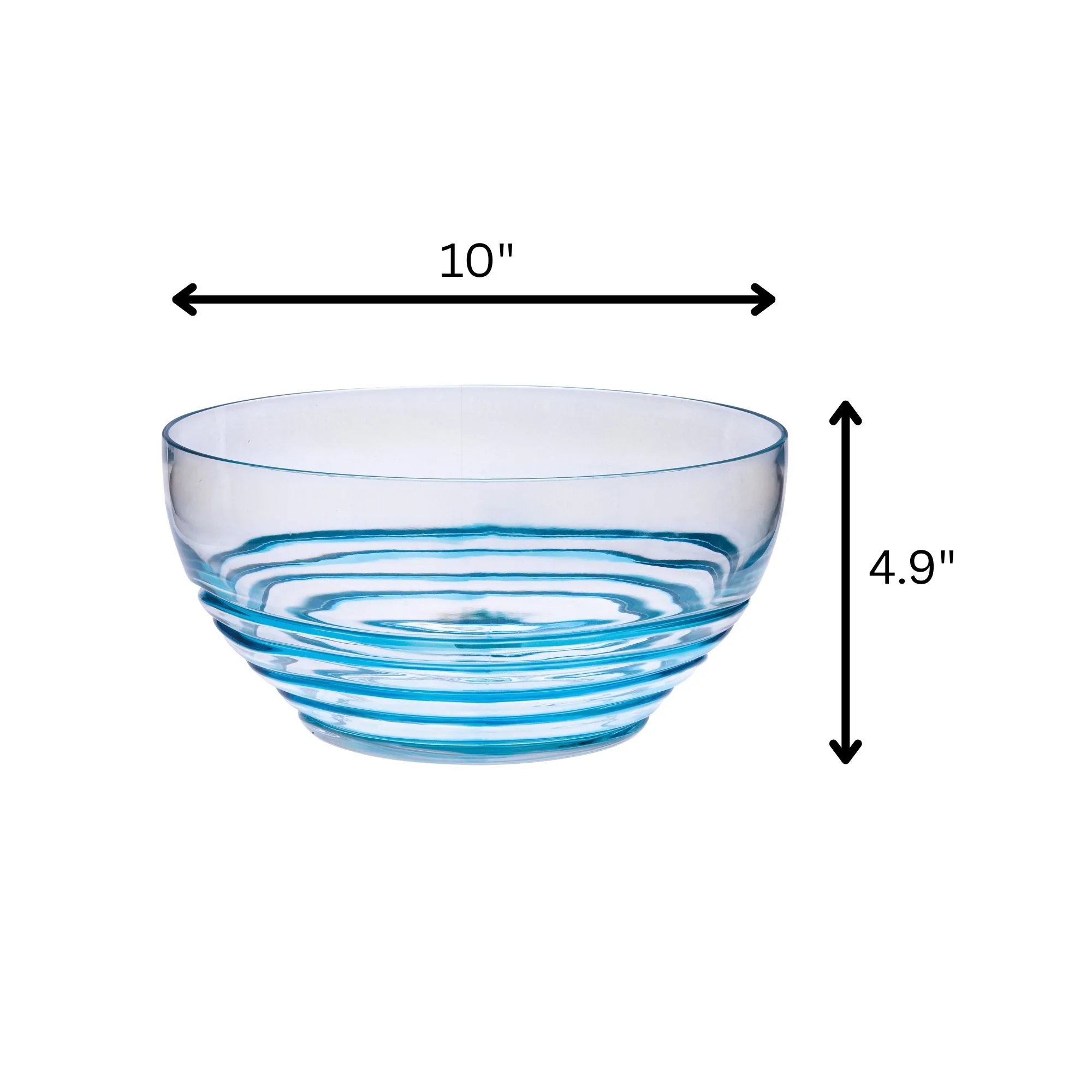Swirl Acrylic Serving Bowls, Unbreakable - Image 13
