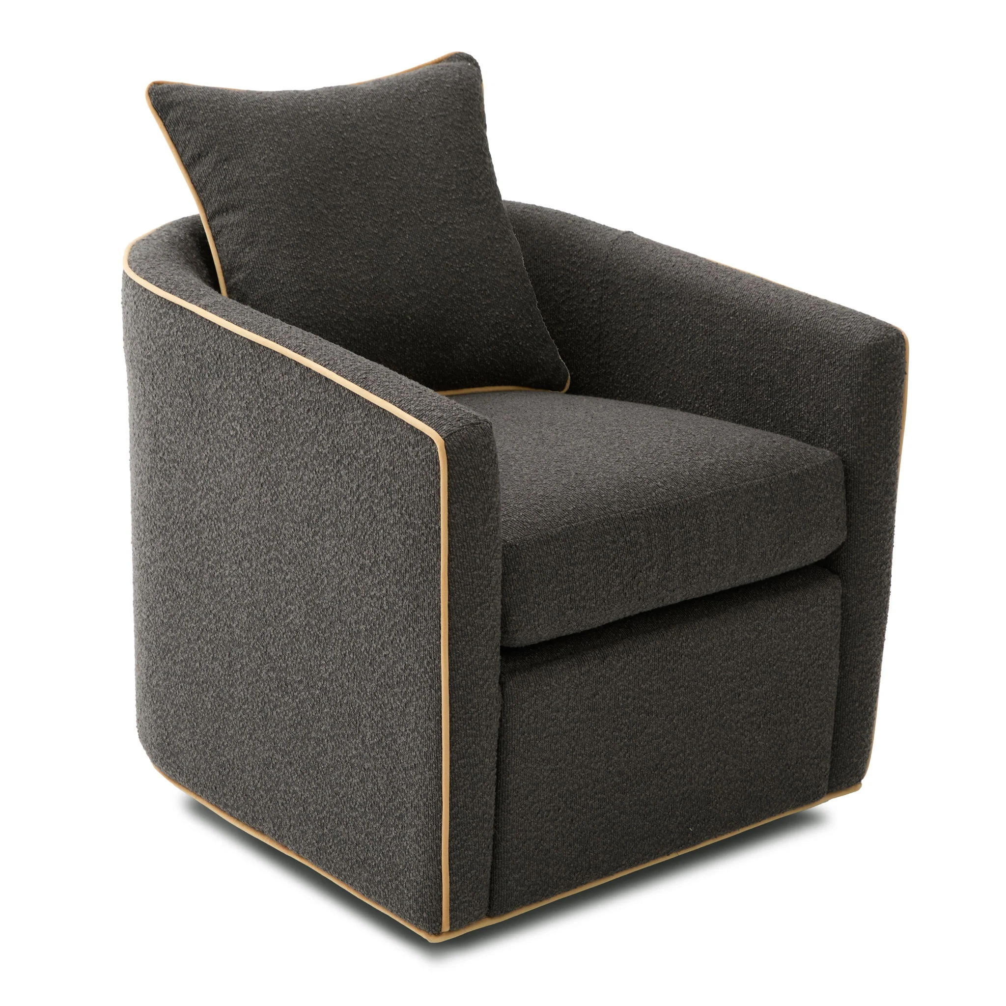 Swivel Accent Chair, Rotating Base, For Living Room - Image 9