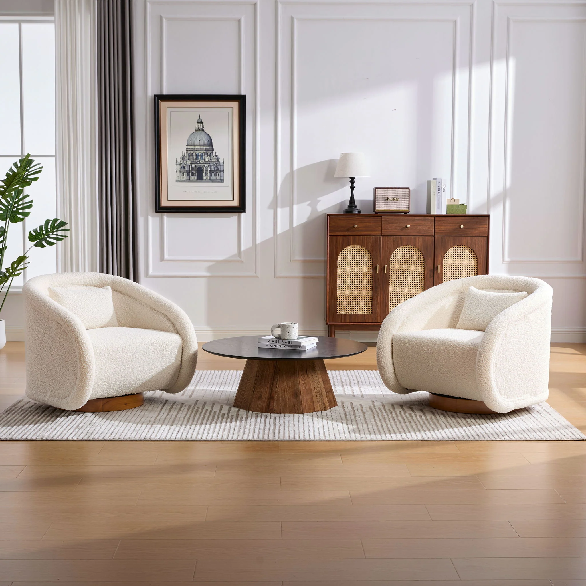 Swivel Accent Chair With 360 Degree Rotating - Image 13