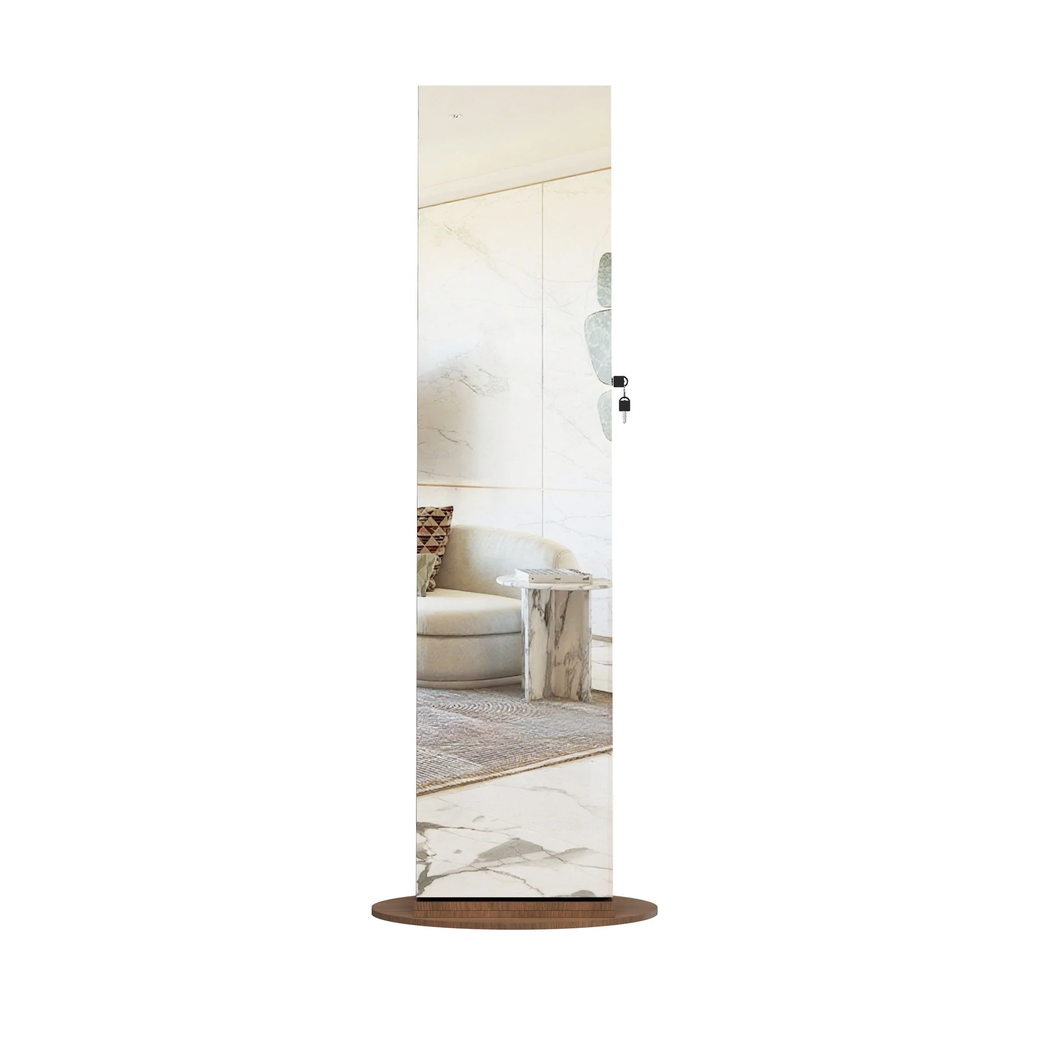 Swivel Jewelry Cabinet With Full Length Mirror - Image 29