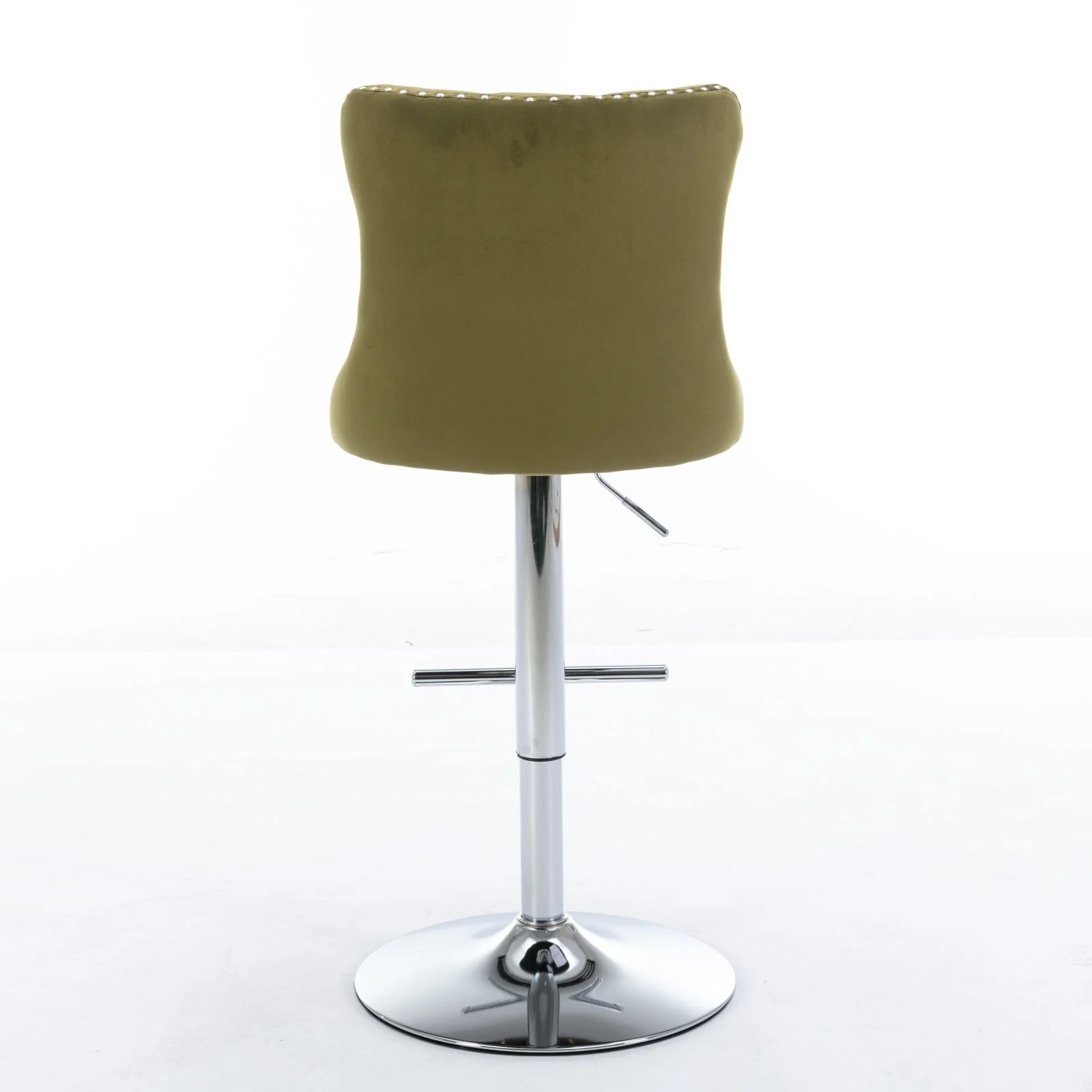 Swivel Barstools Adjusatble Seat Height From 25-33", Modern Upholstered Base Bar Stools With Backs Comfortable Tufted For Home Pub And Kitchen Island (Set of 2) - Image 37