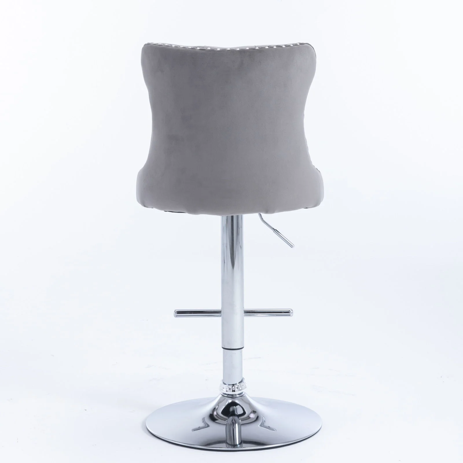 Swivel Barstools Adjusatble Seat Height From 25-33", Modern Upholstered Base Bar Stools With Backs Comfortable Tufted For Home Pub And Kitchen Island (Set of 2) - Image 60