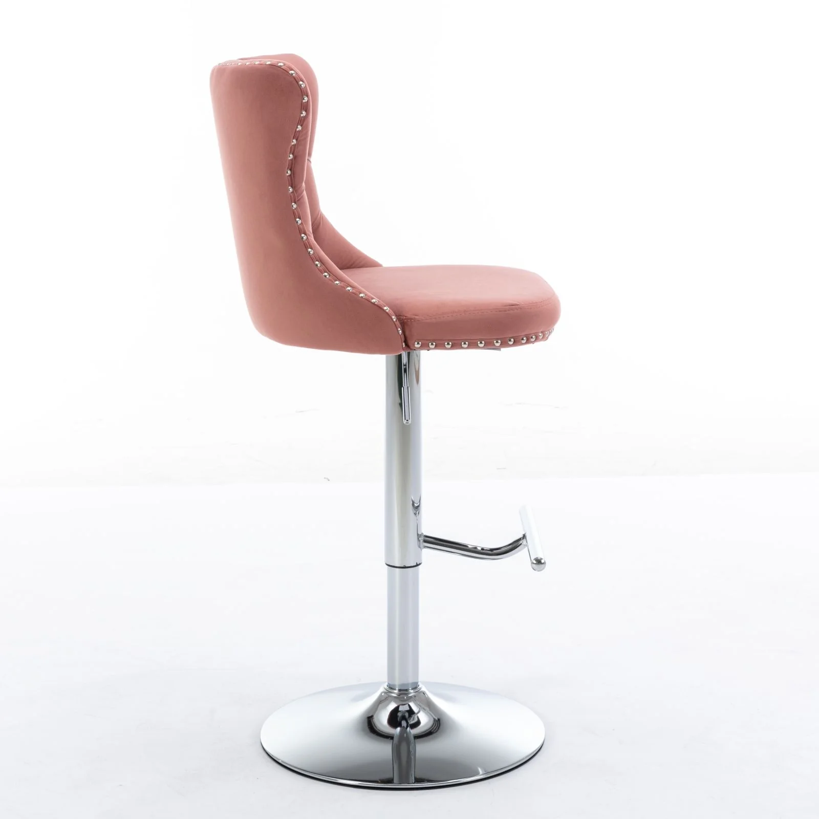 Swivel Barstools Adjusatble Seat Height From 25-33", Modern Upholstered Base Bar Stools With Backs Comfortable Tufted For Home Pub And Kitchen Island (Set of 2) - Image 78