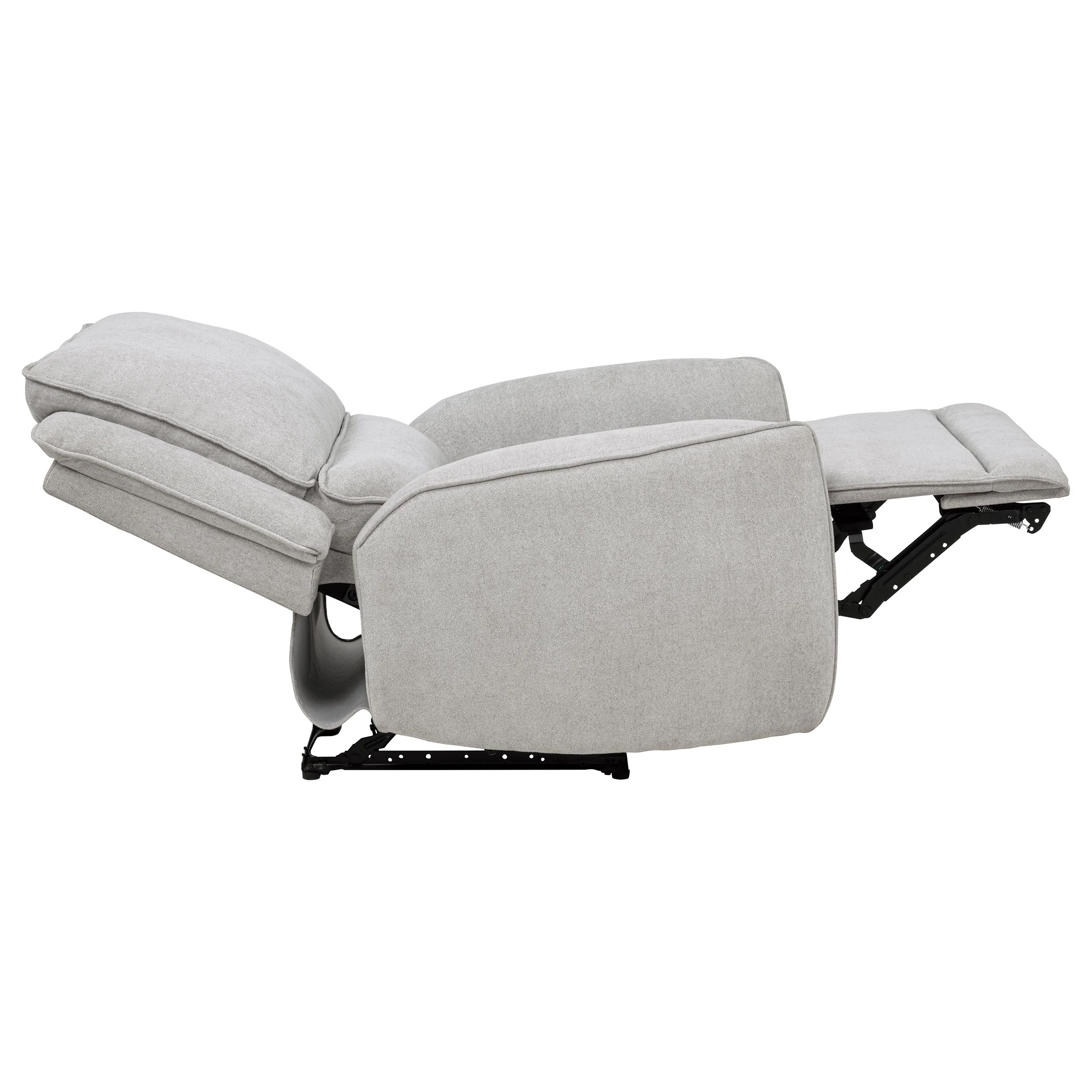 Sylmar Chenille Power Recliner in Dove Grey - Image 6