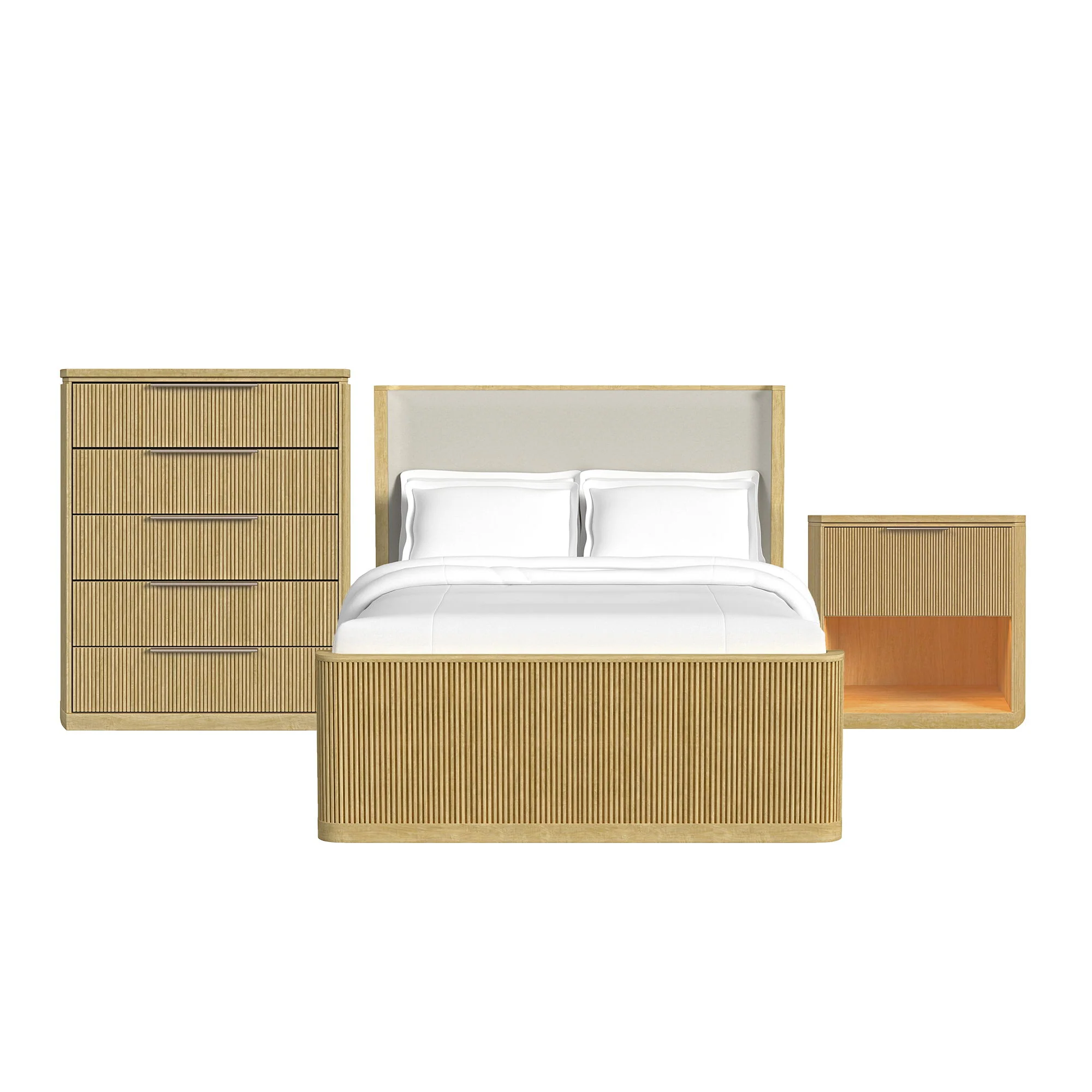 Sylvie - Bedroom Set With Upholstered Bed - Image 4