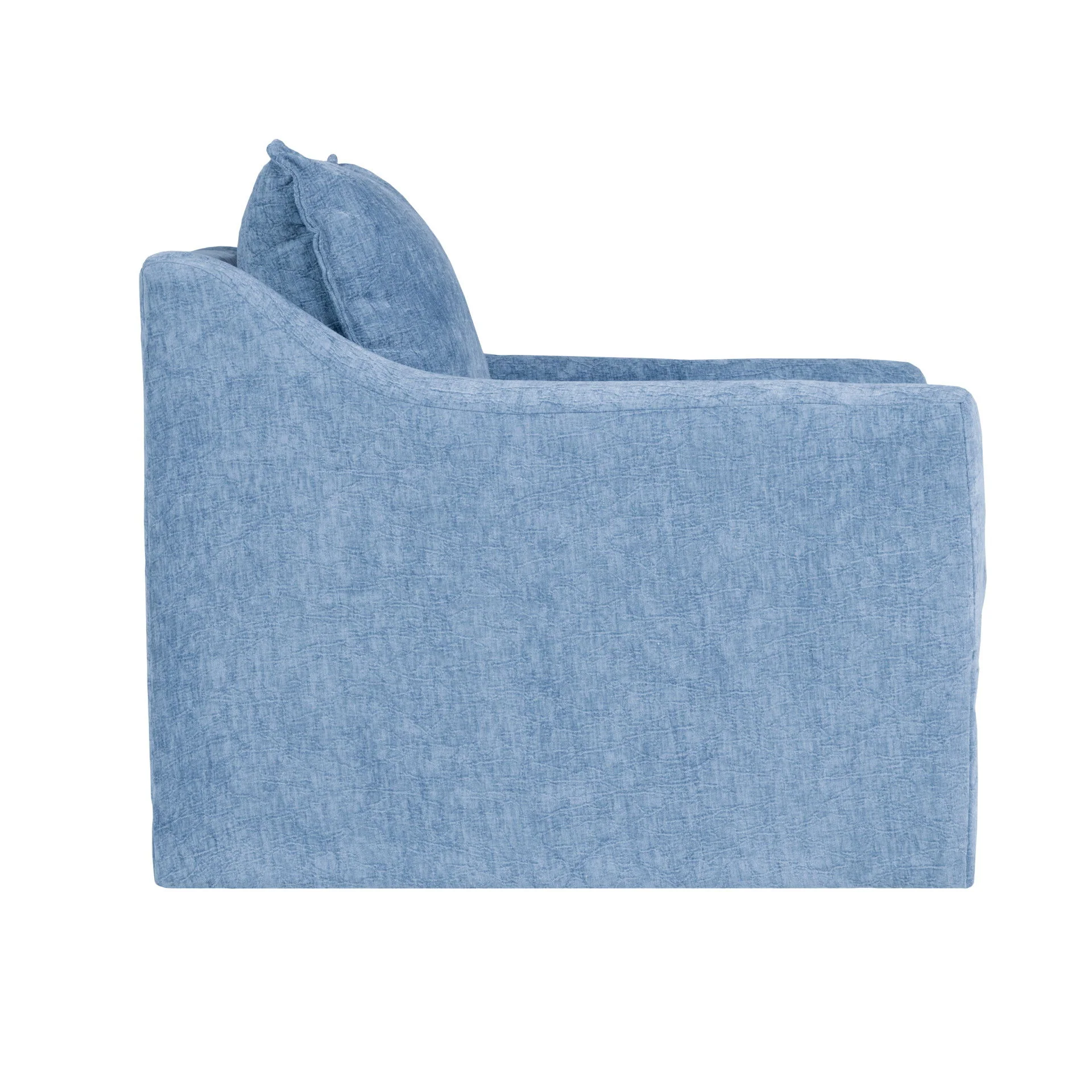 Sylvie - Swivel Chair - Blue Slate - Image 3