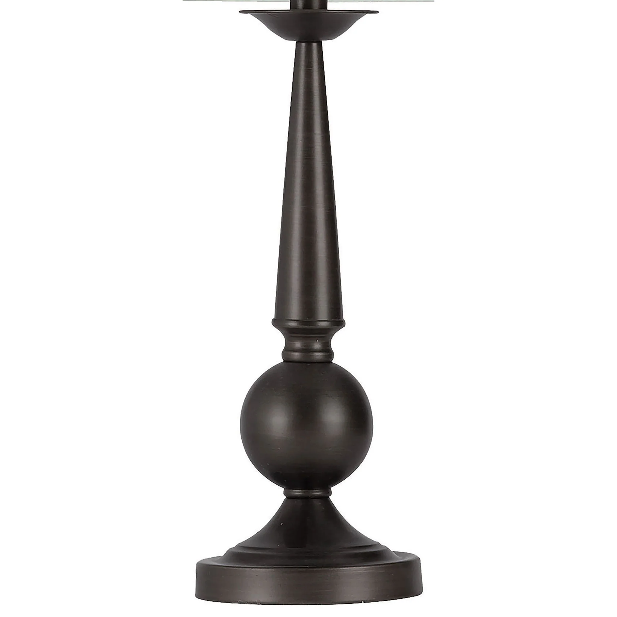 Table Lamps With Cone Shade (Set of 2) - Beige / Brown - Image 3