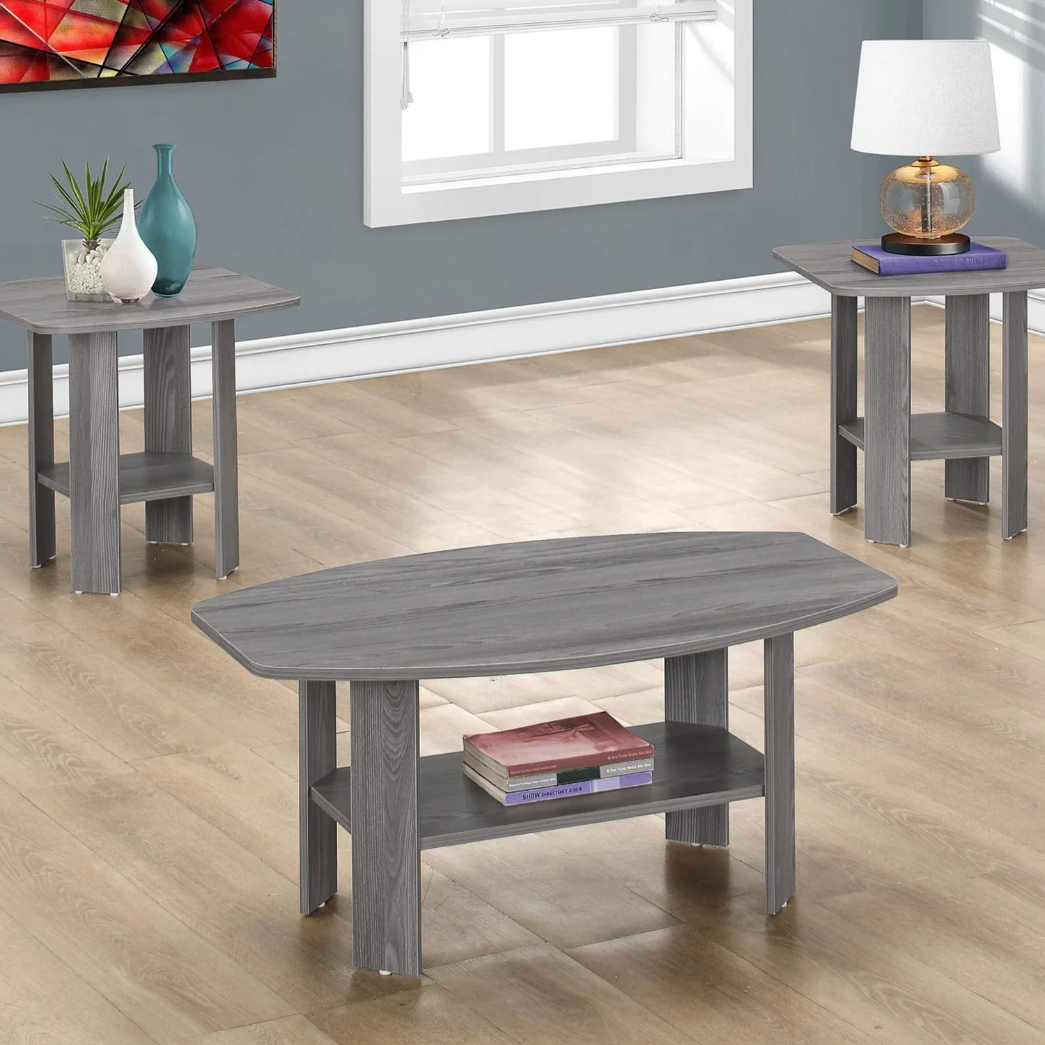Table Set, Coffee, End, Side, Accent For Living Room (Set of 3) - Image 23