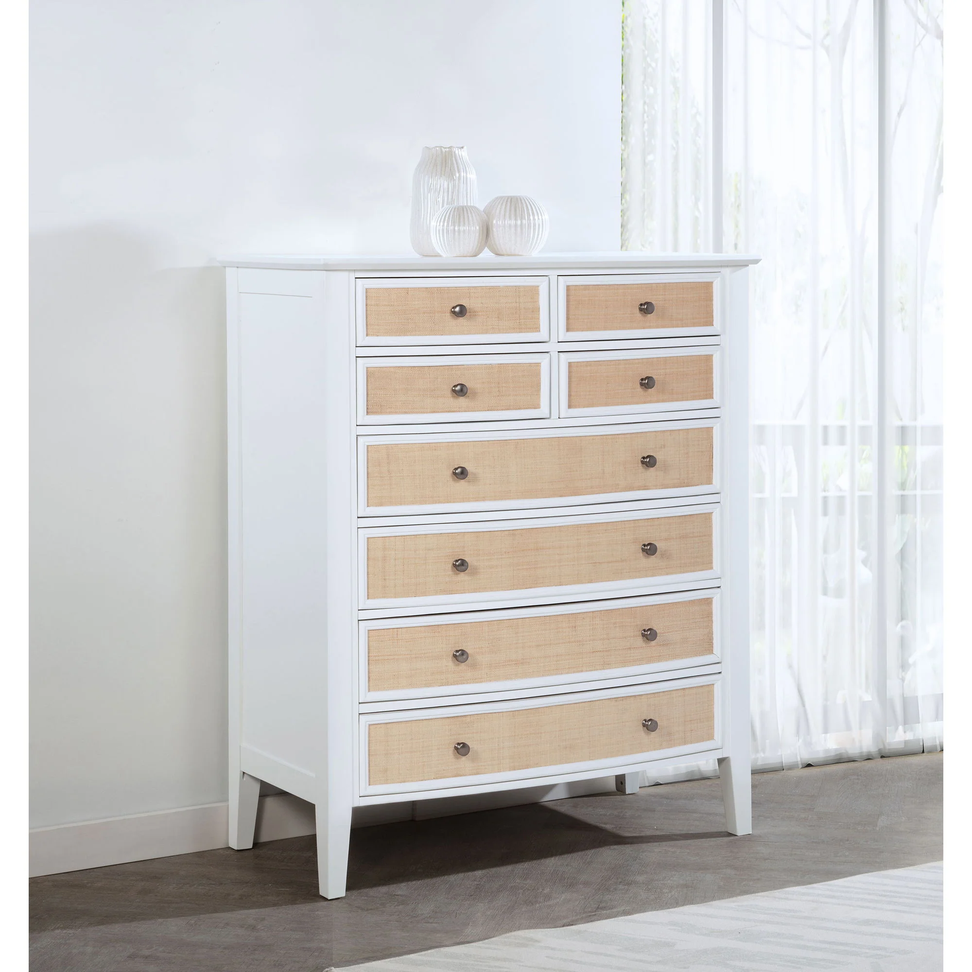 Talia - 8 Drawer Chest - White - Image 5