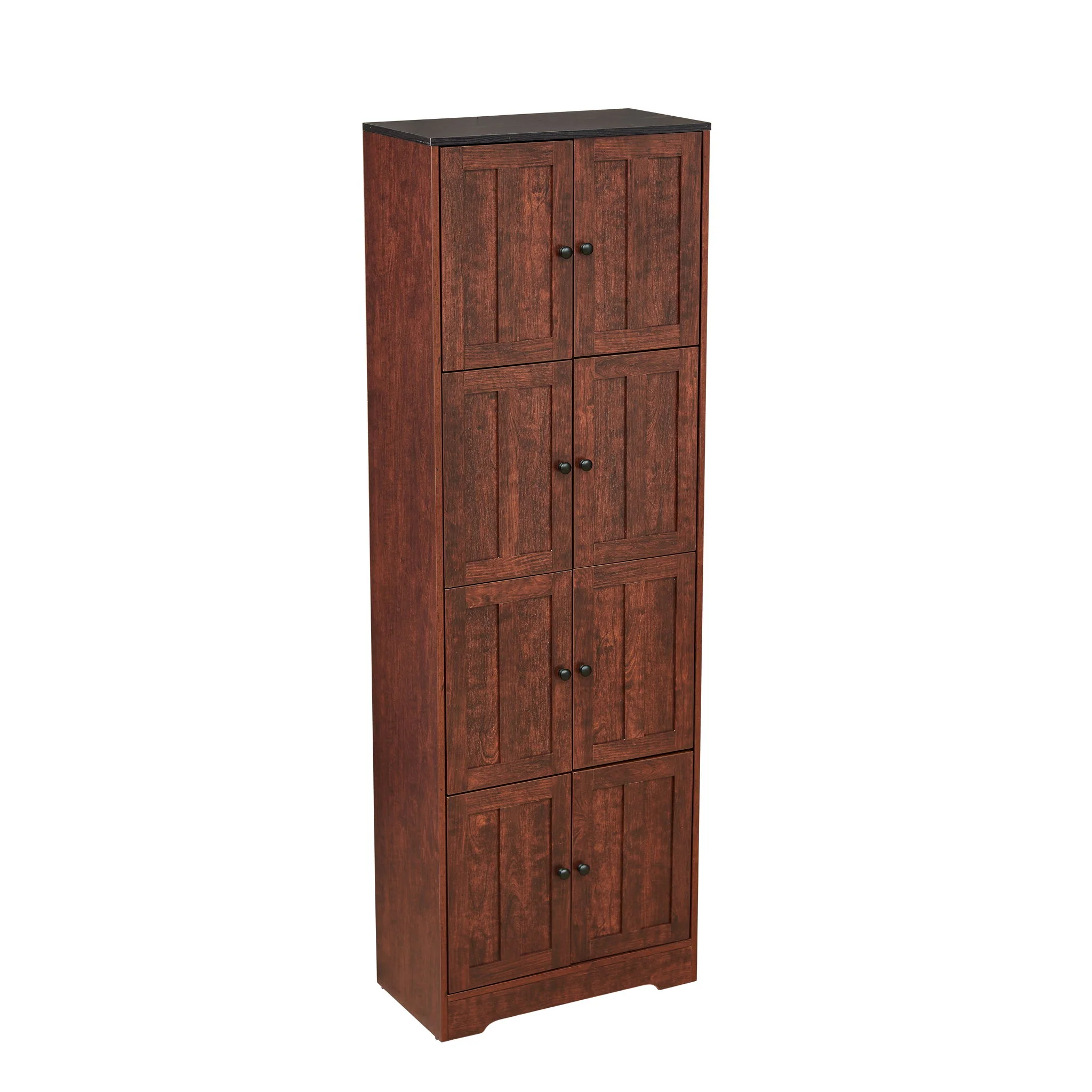Tall Storage Cabinet With 8 Doors And 4 Shelves, Wall Storage Cabinet For Living Room, Kitchen, Office, Bedroom, Bathroom - Image 8