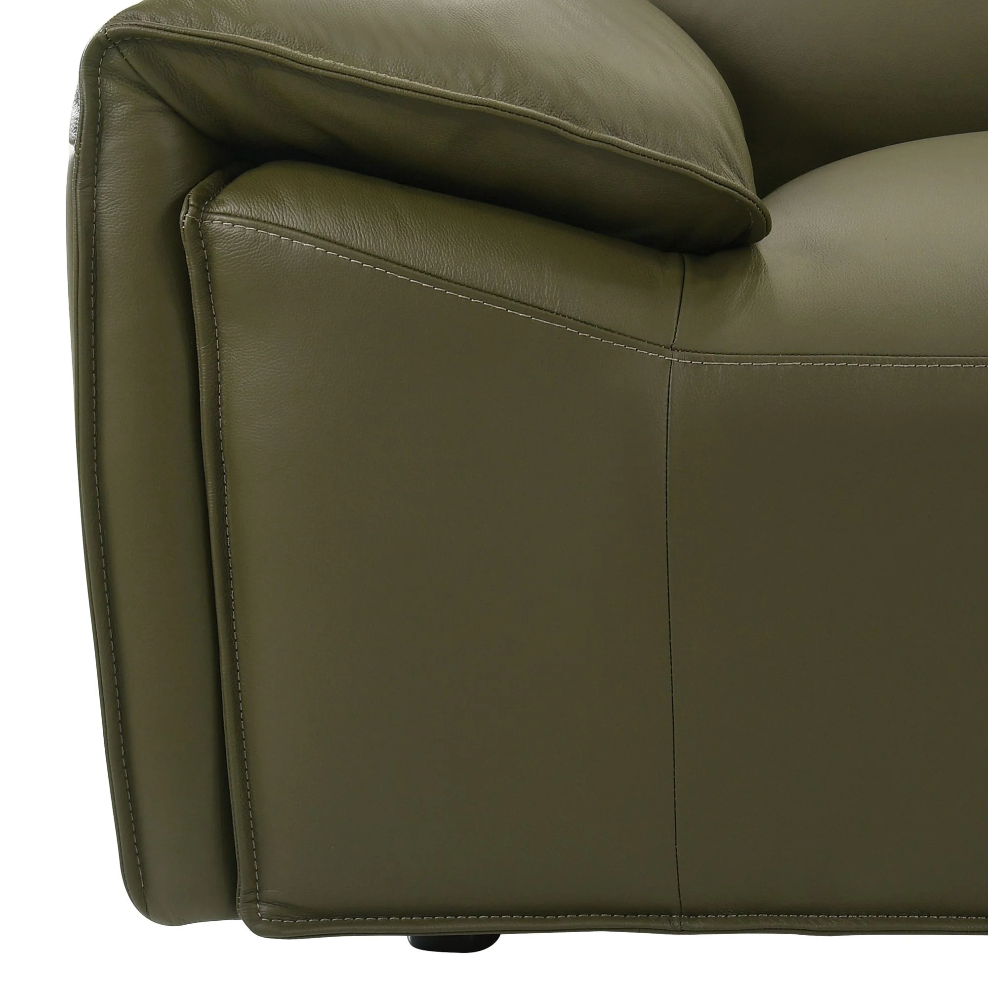 Tanner - Leather Sofa With Padded Arms - Image 18