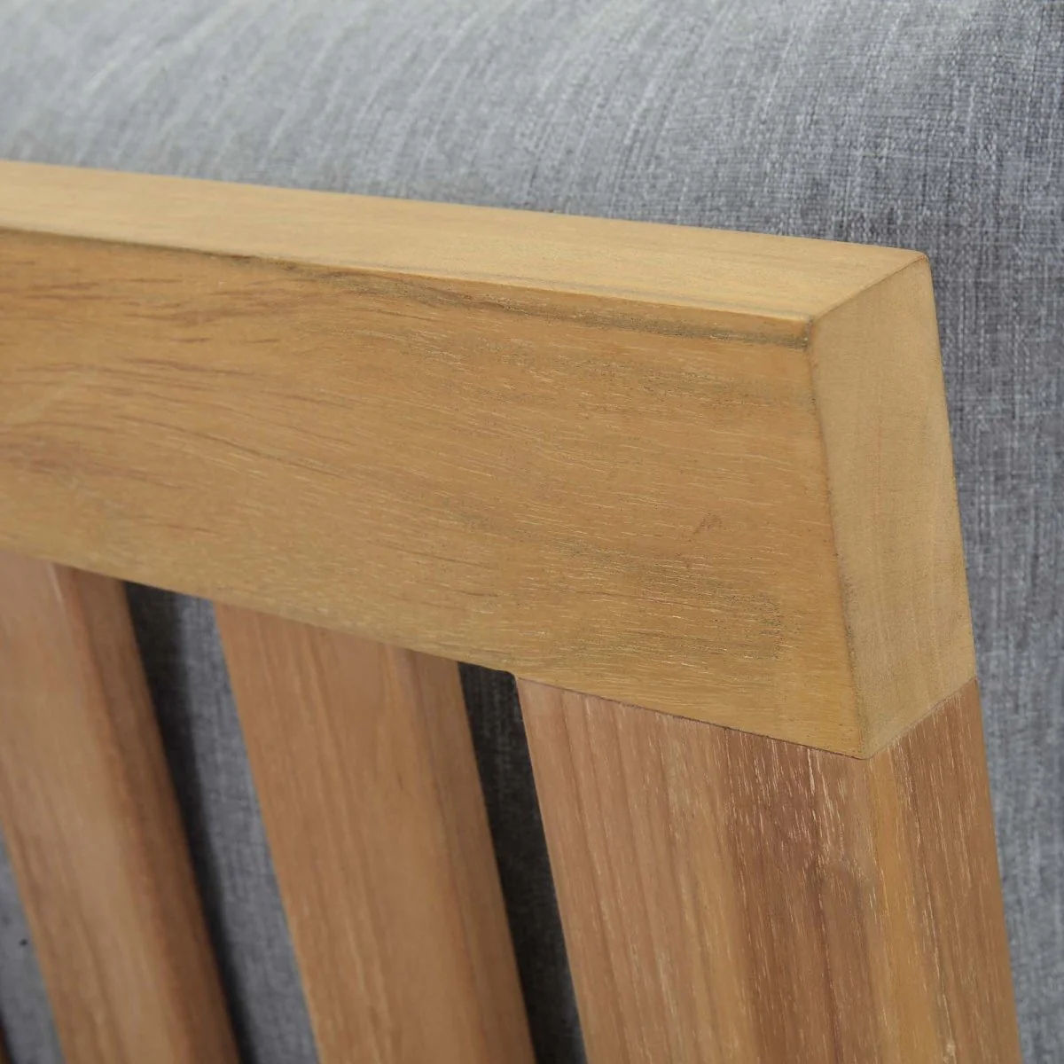 Teak Armless Outdoor Sofa for Patio, Deck and Garden Seating Collection - Image 7